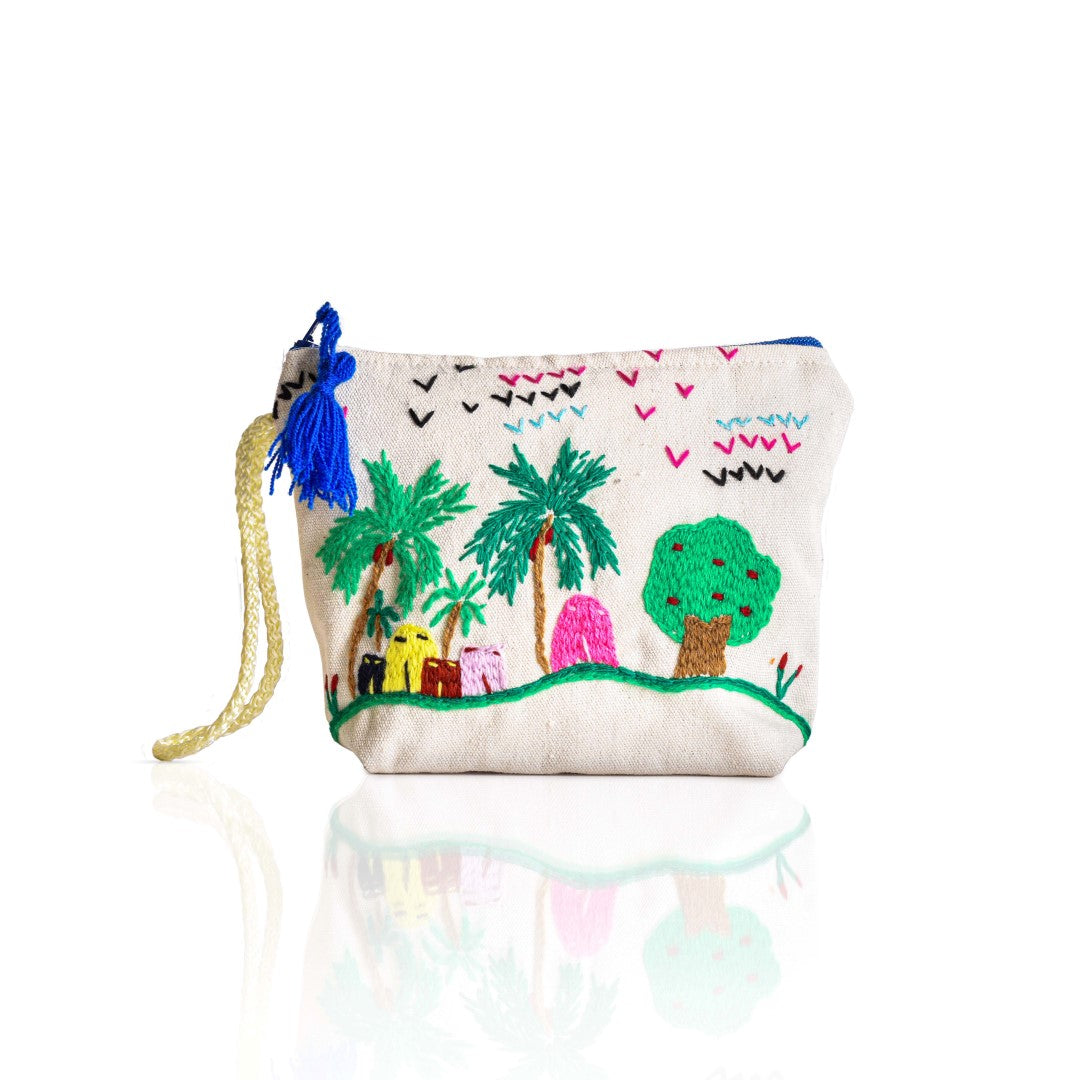 Hand Embroidered Pouch