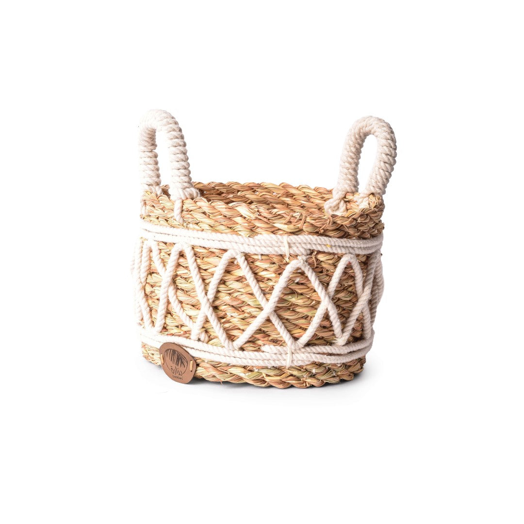 Small Basket With Cotton Rope