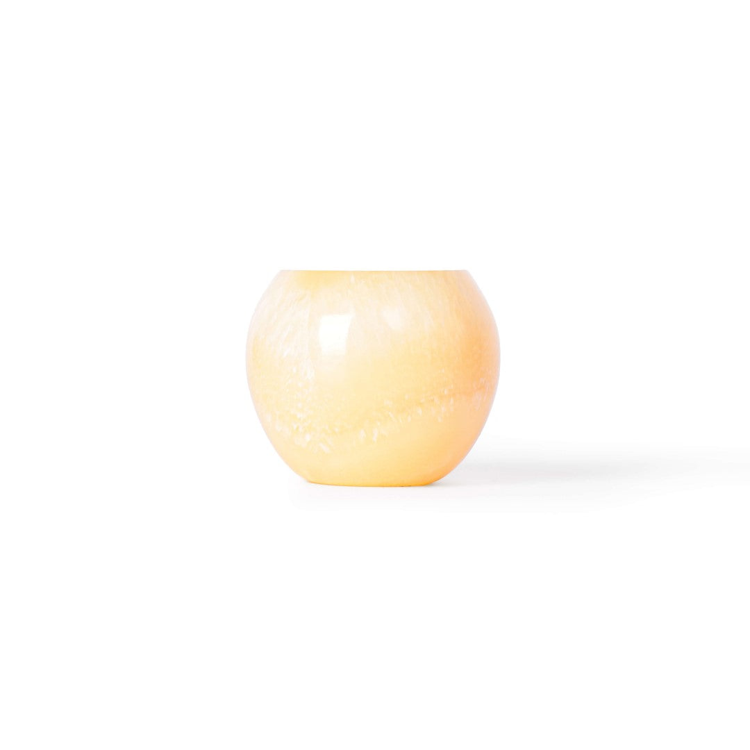 Plain Round Alabaster Vase