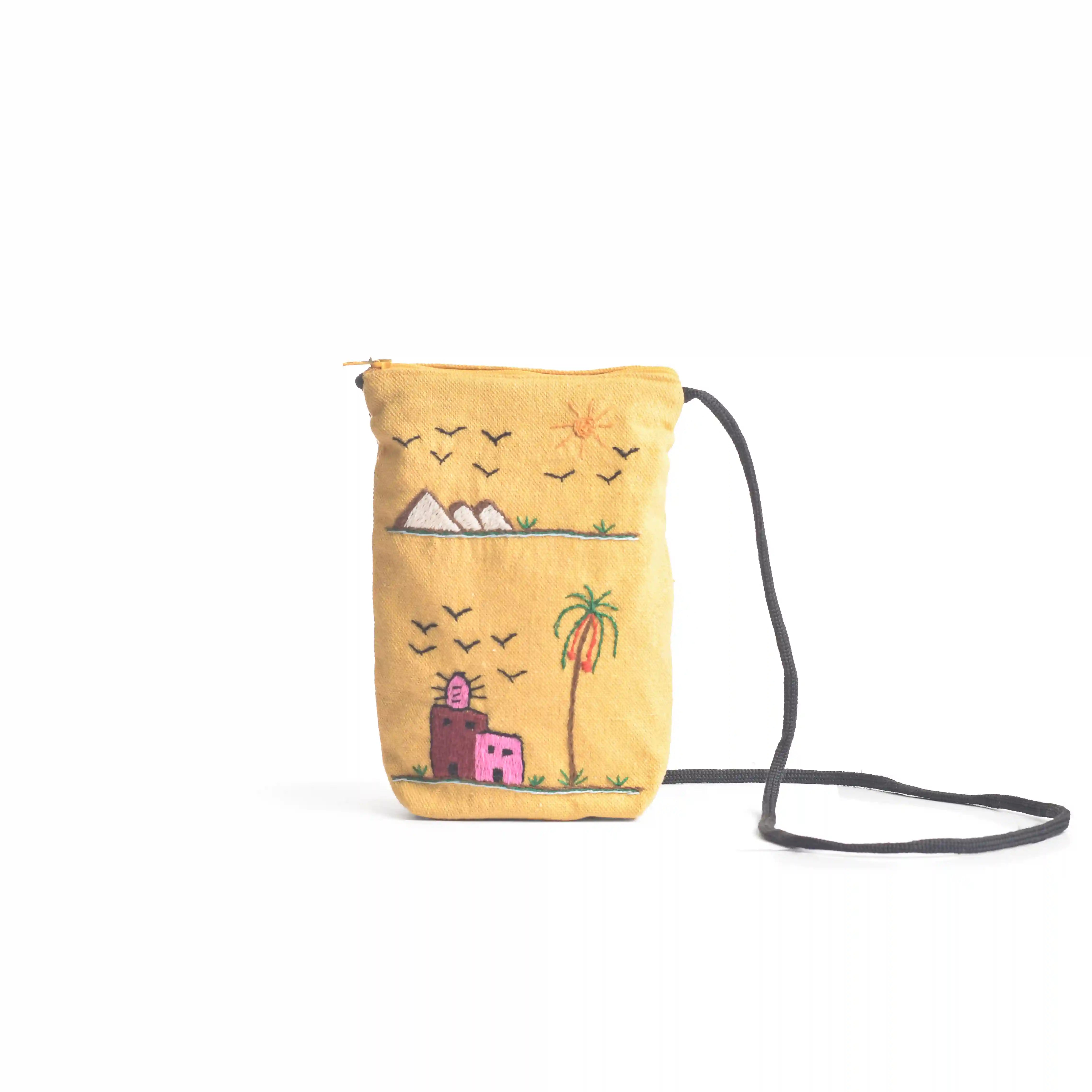 Rural Embroidered Cross Bag