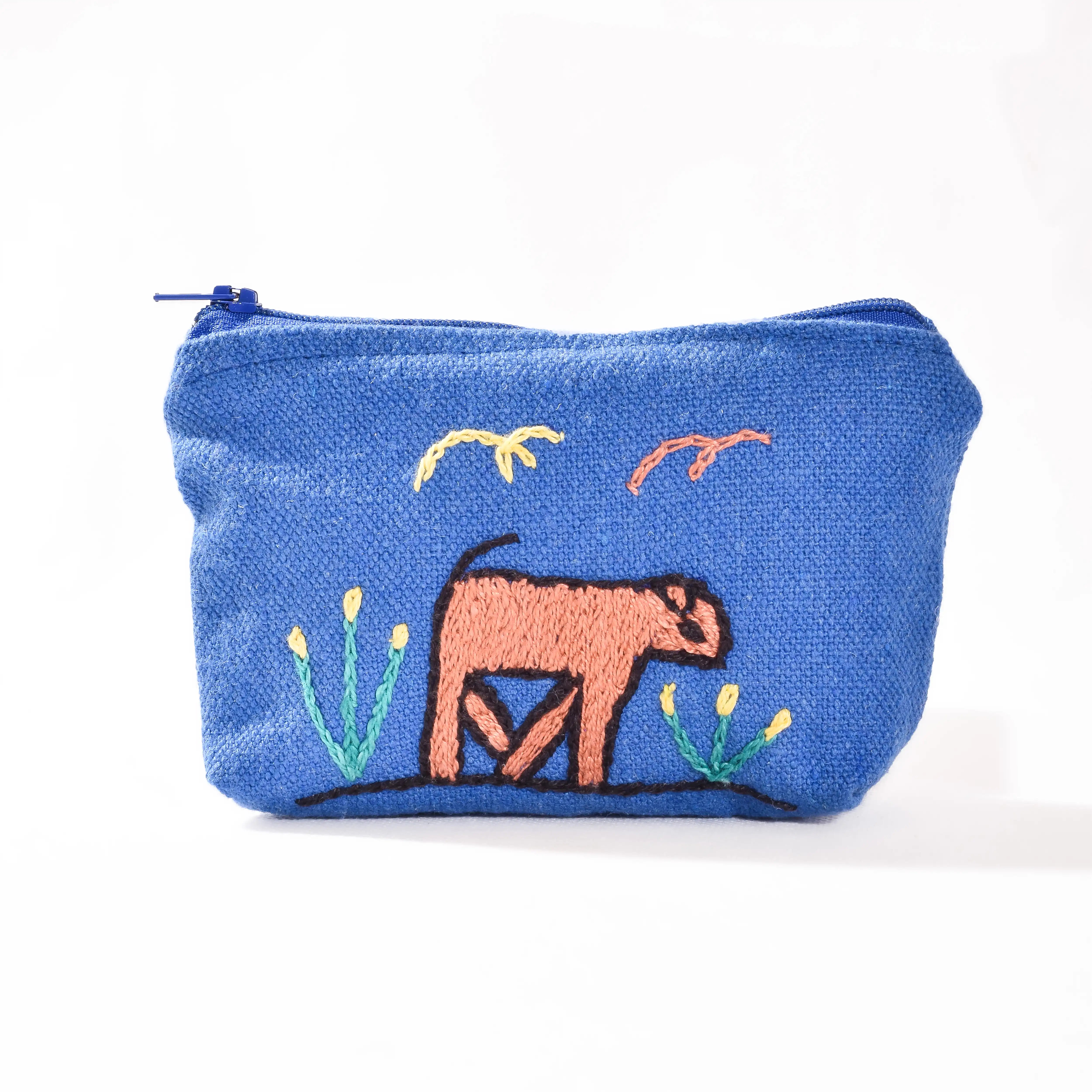 Hand Embroidered Coin Purse