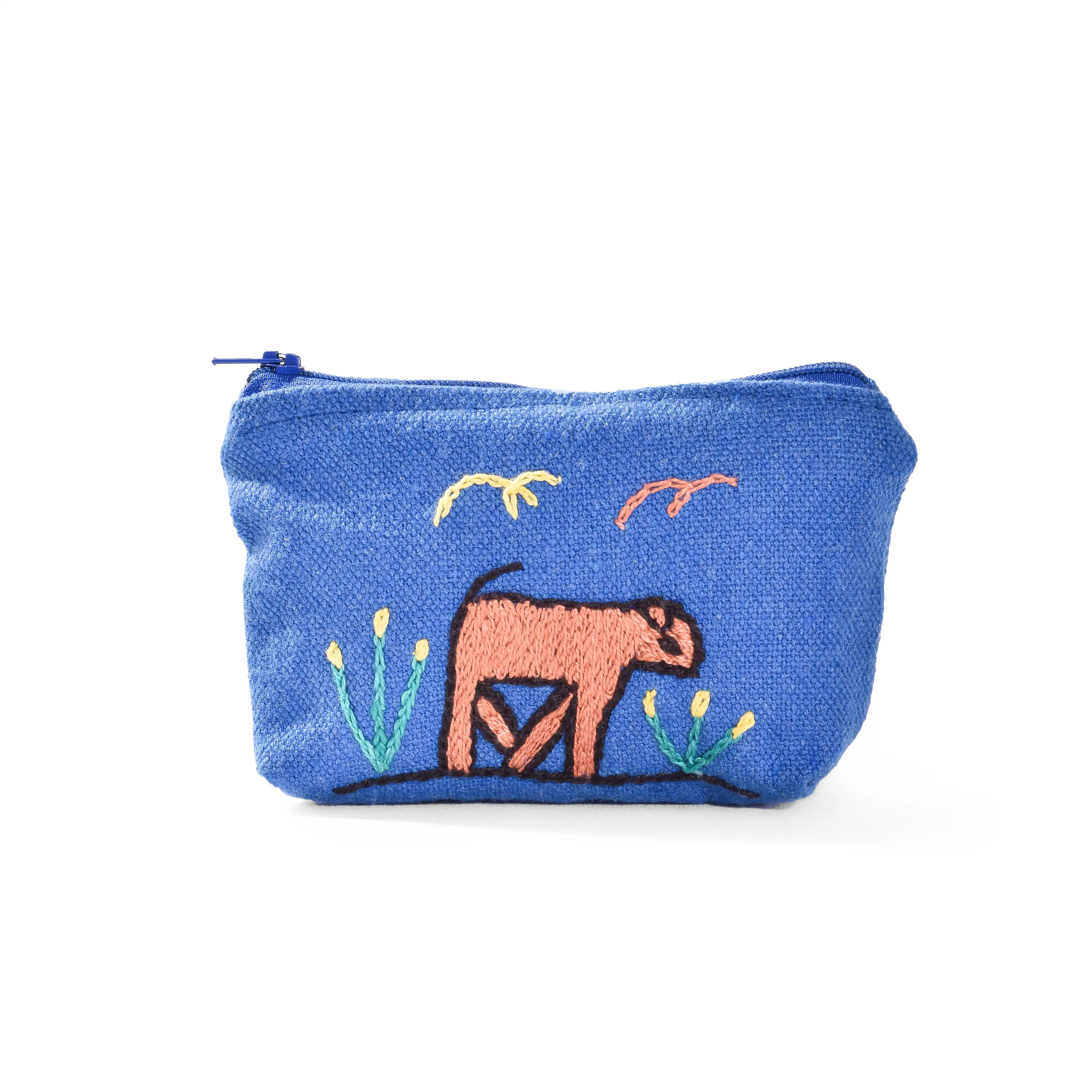 Hand Embroidered Coin Purse