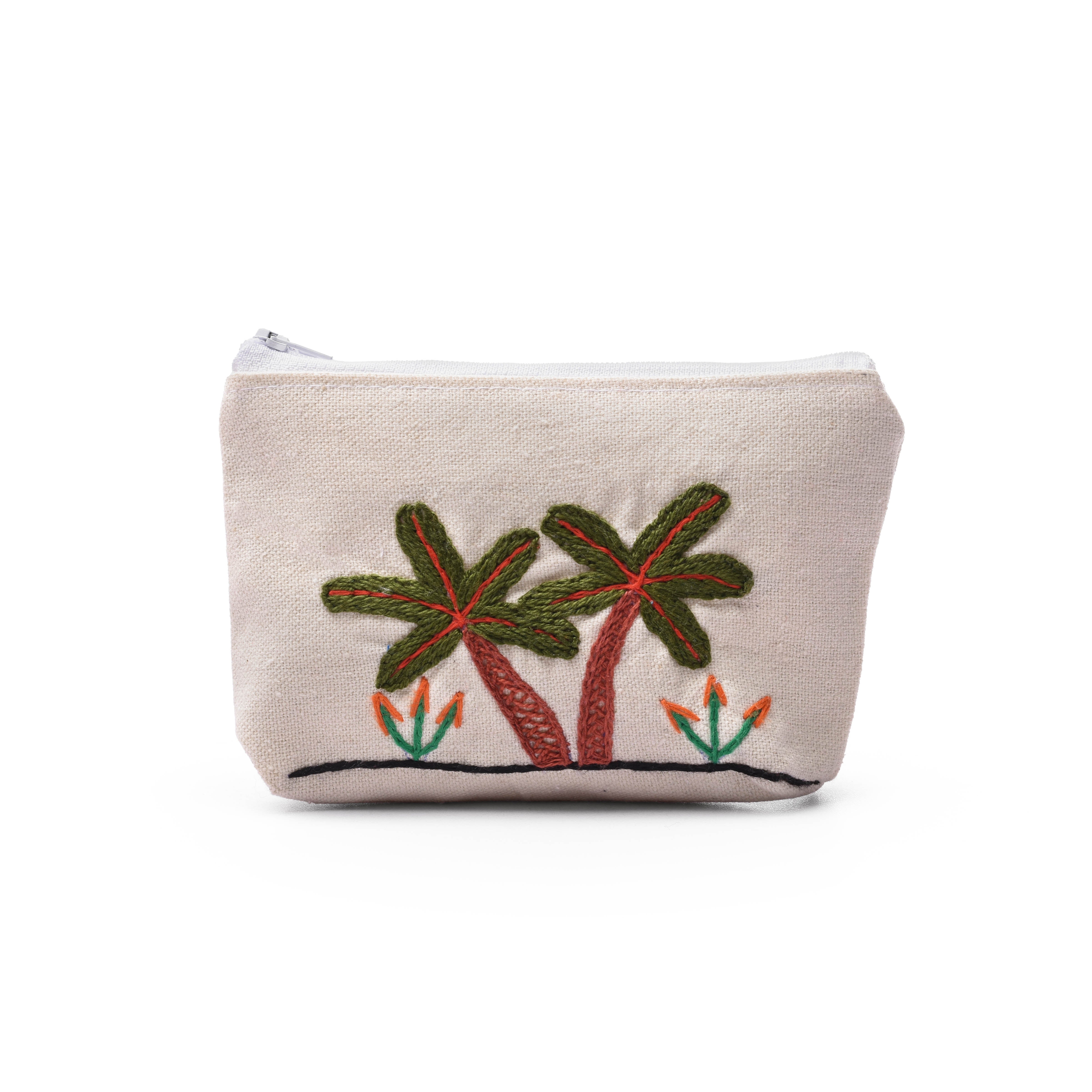 Hand Embroidered Coin Purse