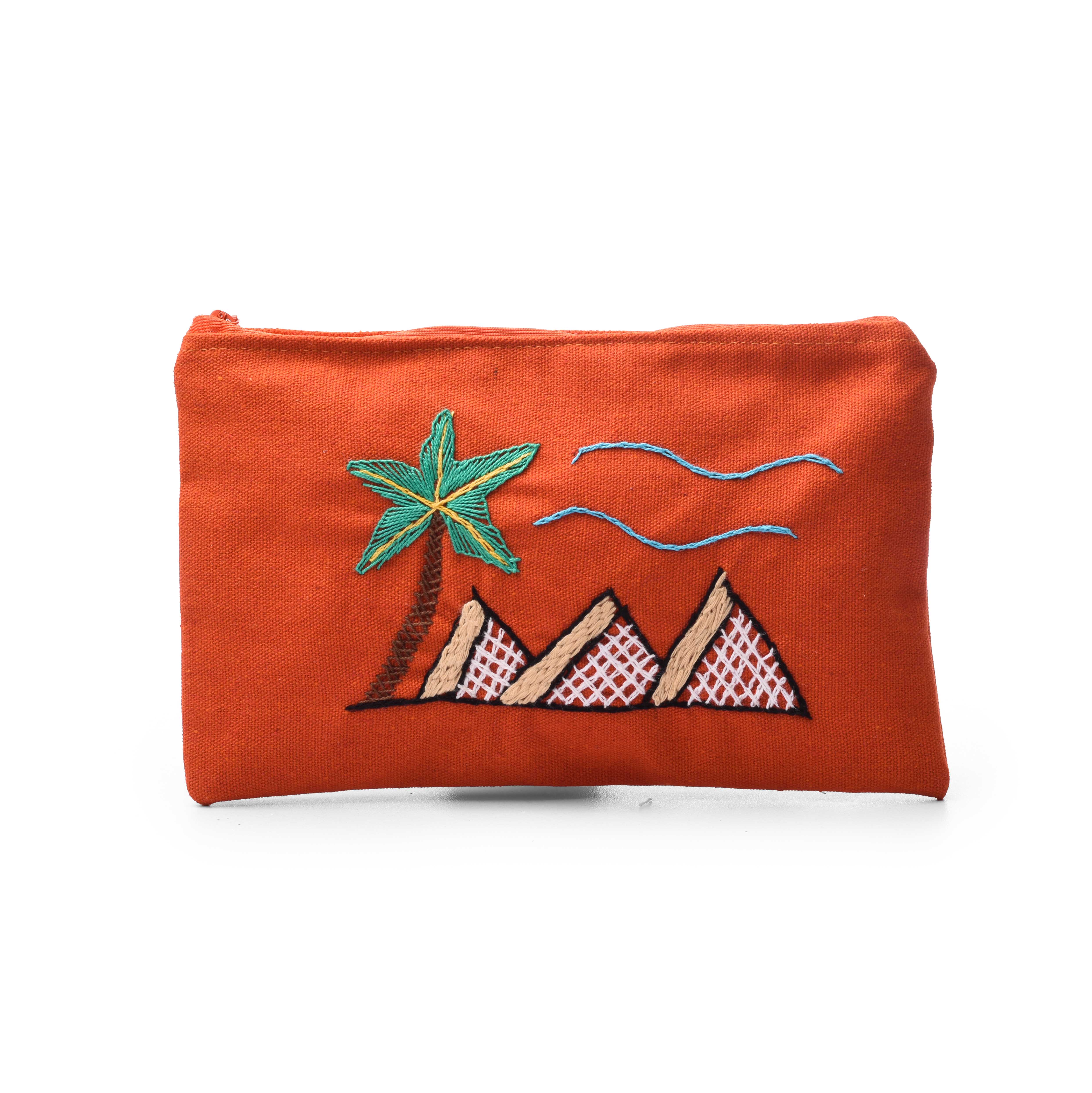 Hand Embroidered Pencil Case (25* 15 cm)