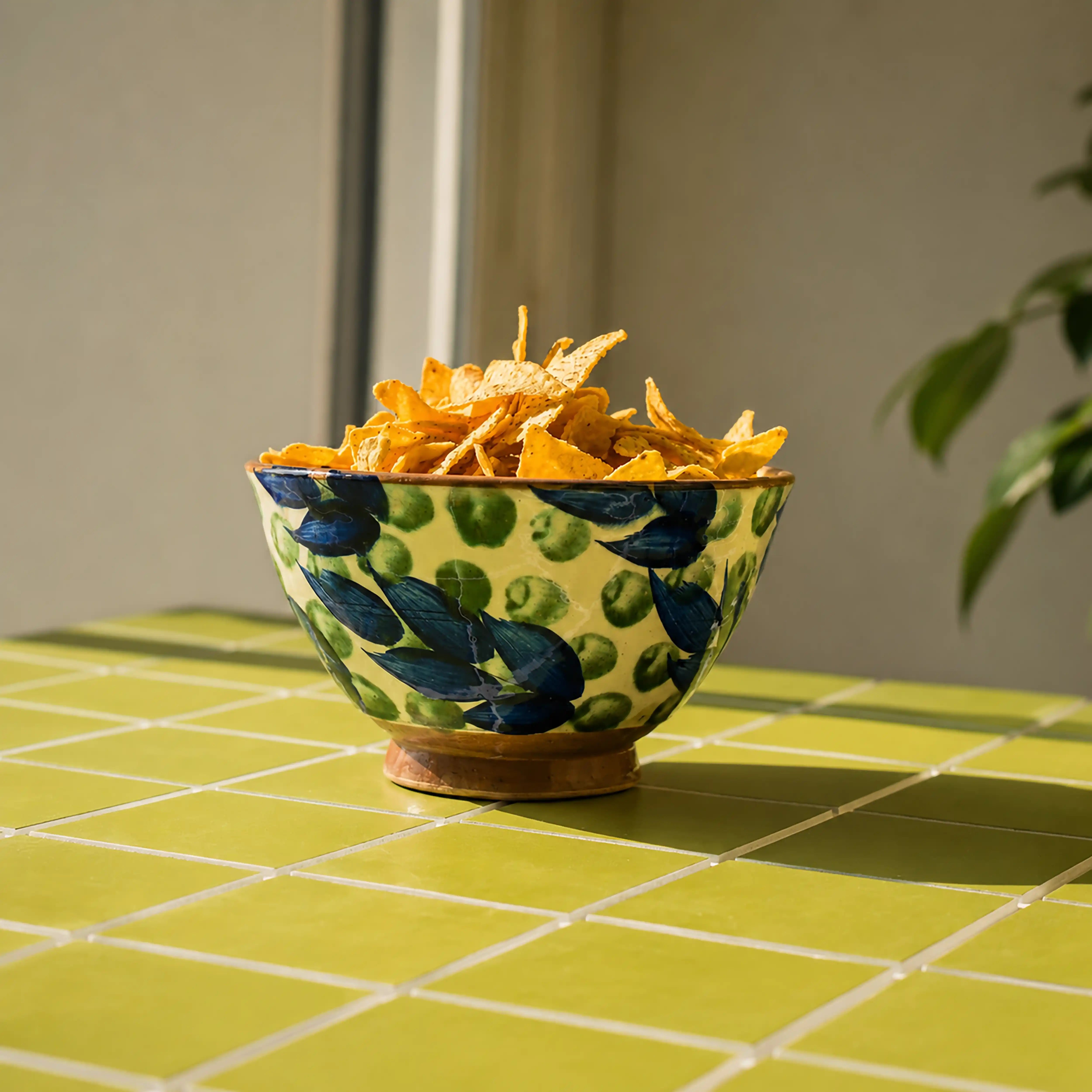 Green Leaves Small Bowl