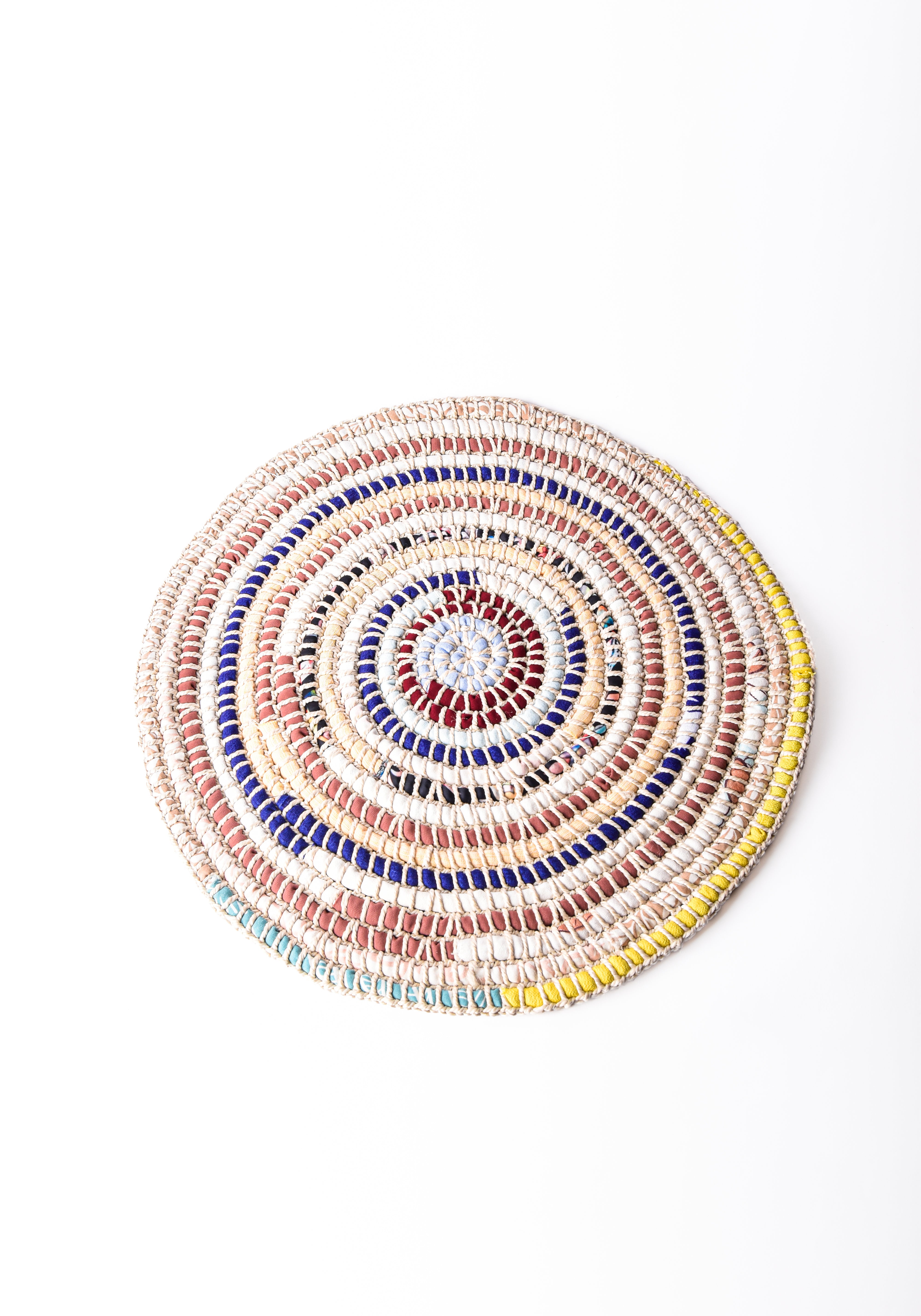 Large Upcycled Fabric Placemat