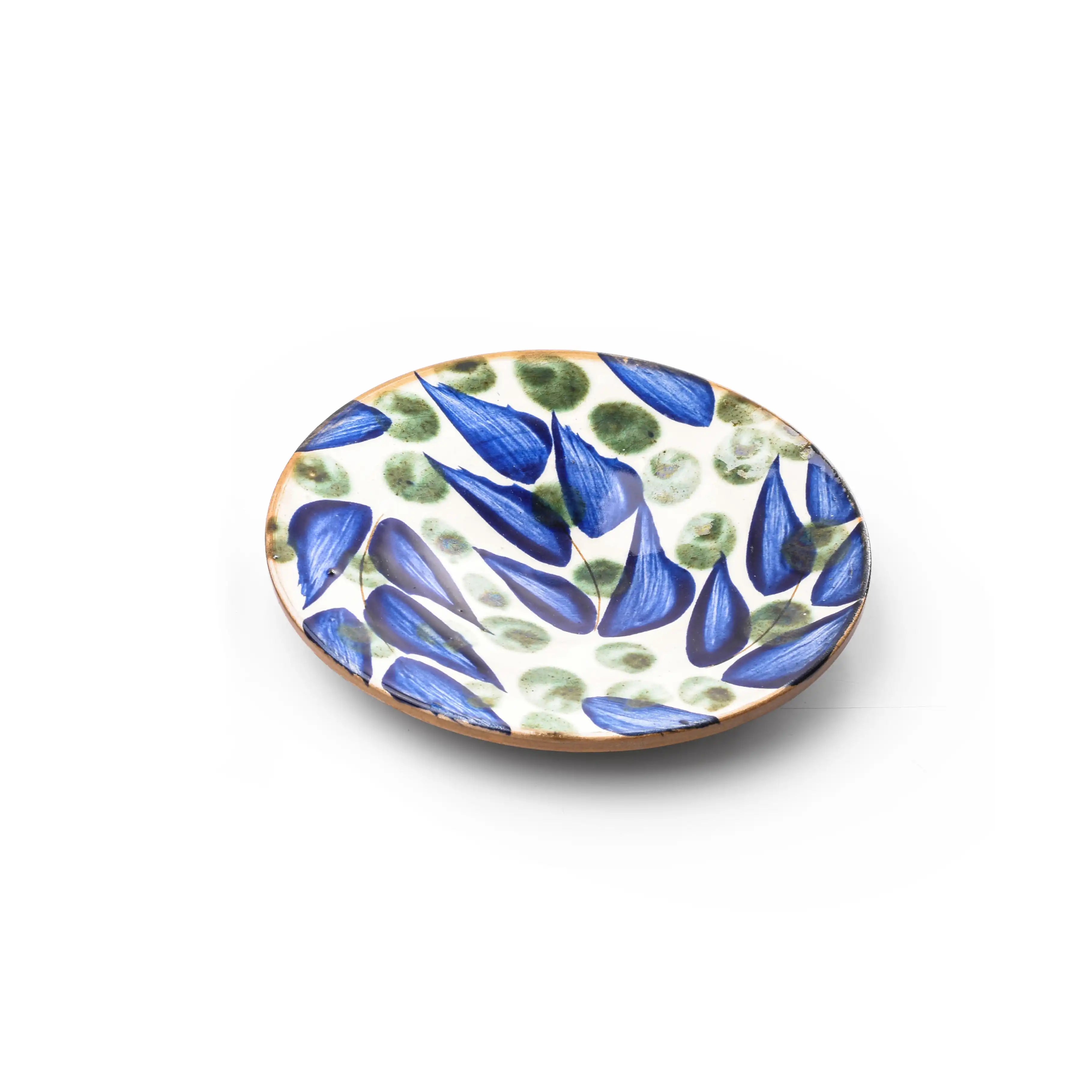 Green Leaves Small Platter