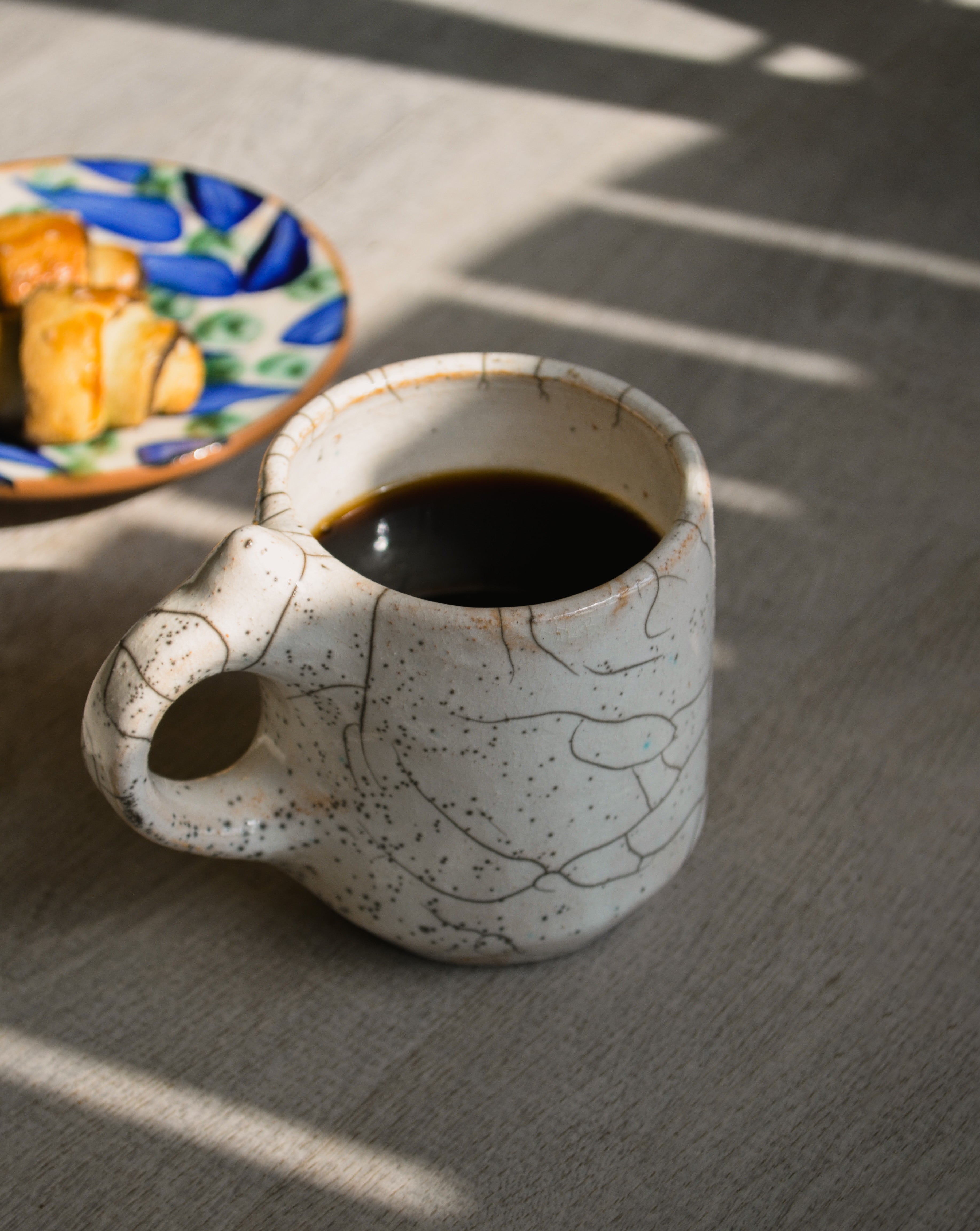 Raku Wide Mug