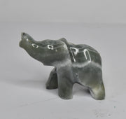 Colored Elephant Alabaster Figurine