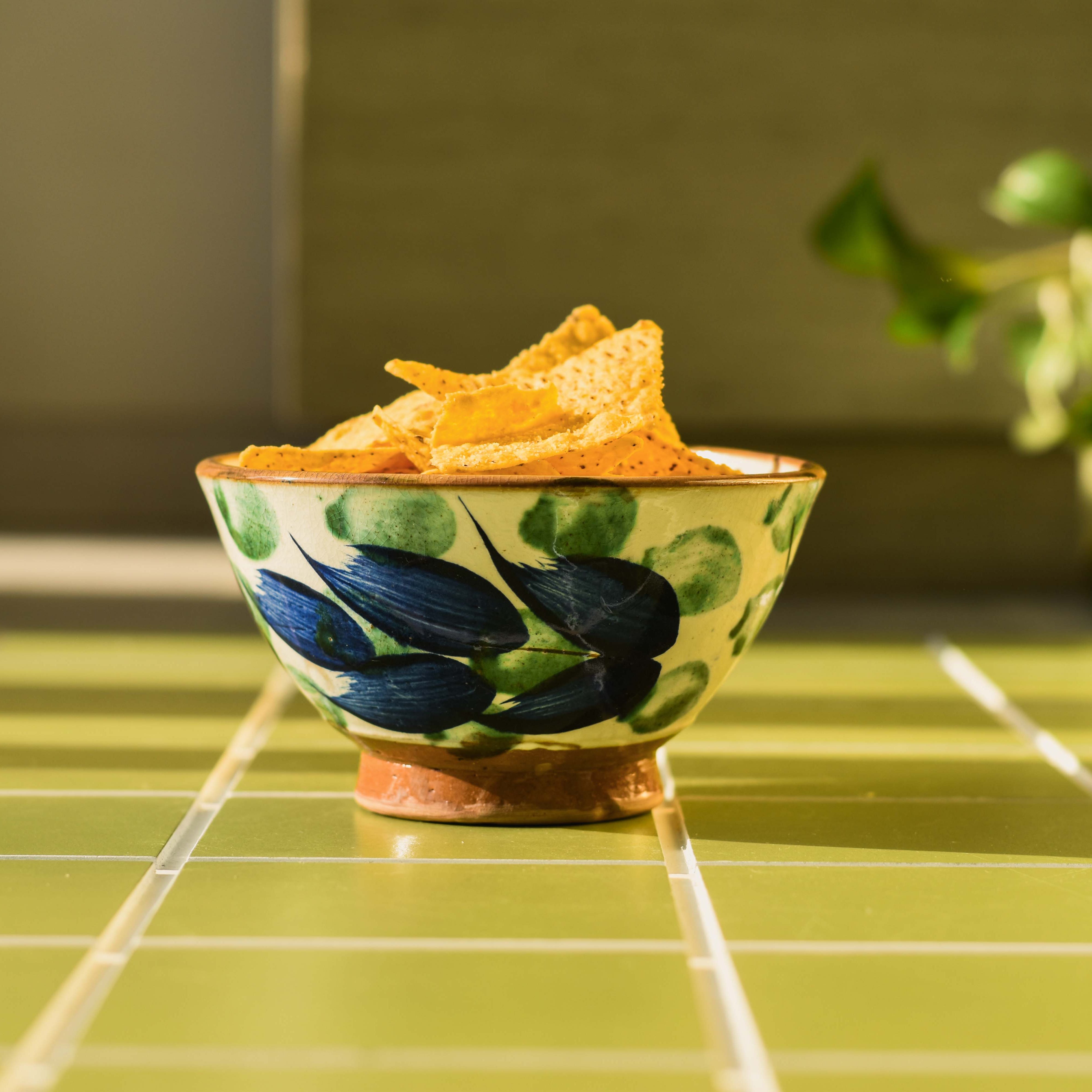 Green Leaves Small Bowl