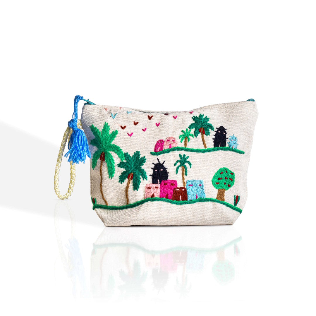 Hand Embroidered Pouch
