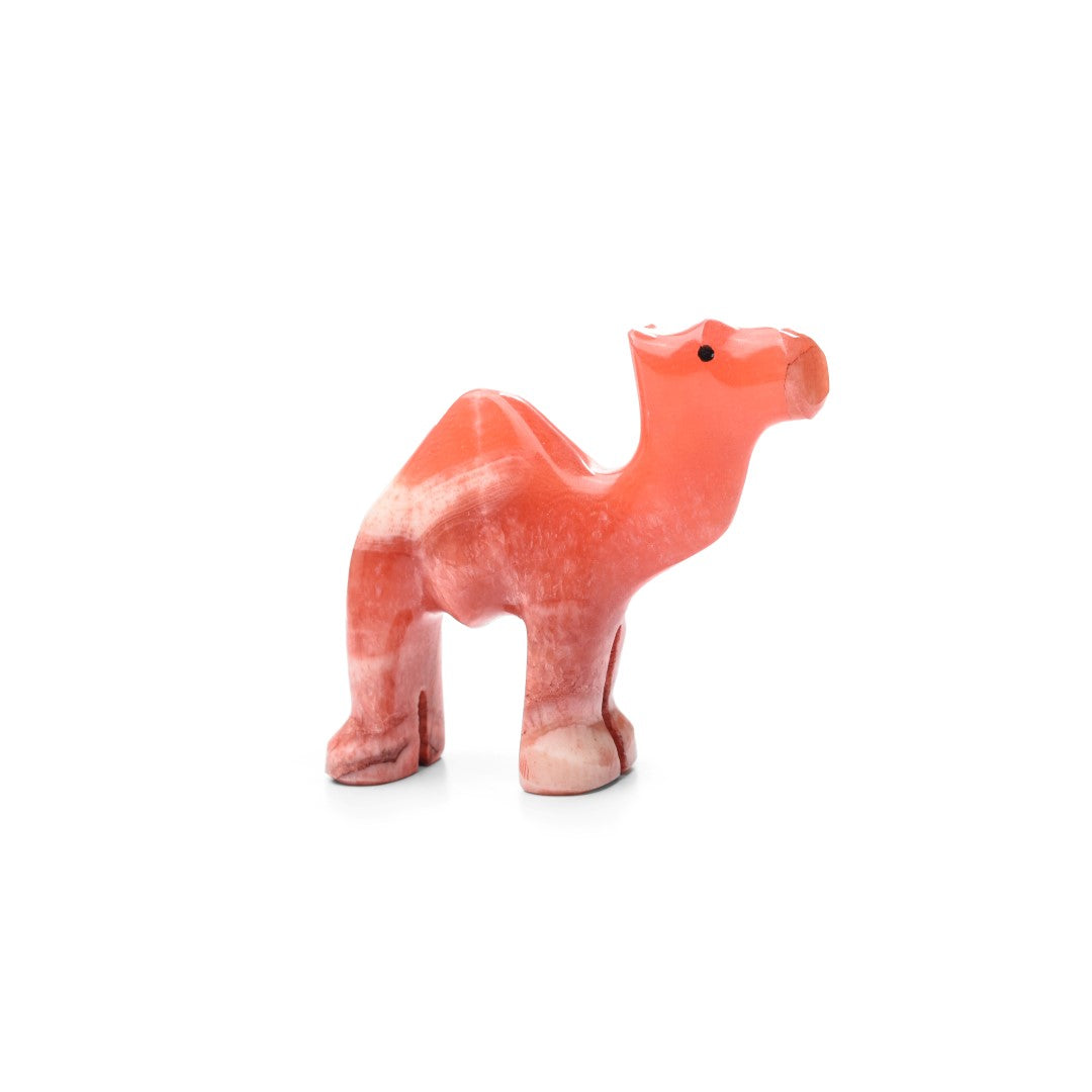 Colored Camel Alabaster Figurine