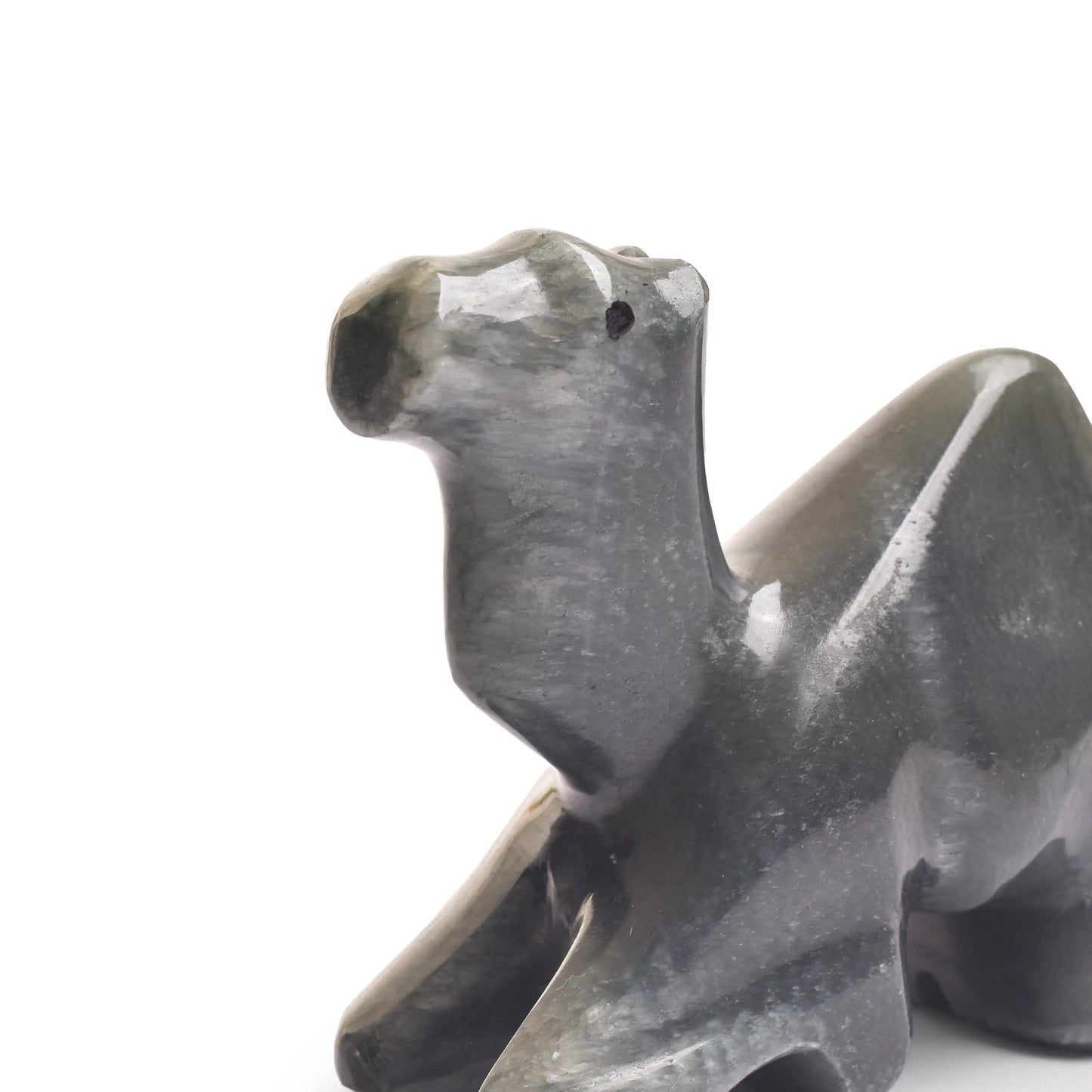 Sitting Camel Colored Alabaster Figurine