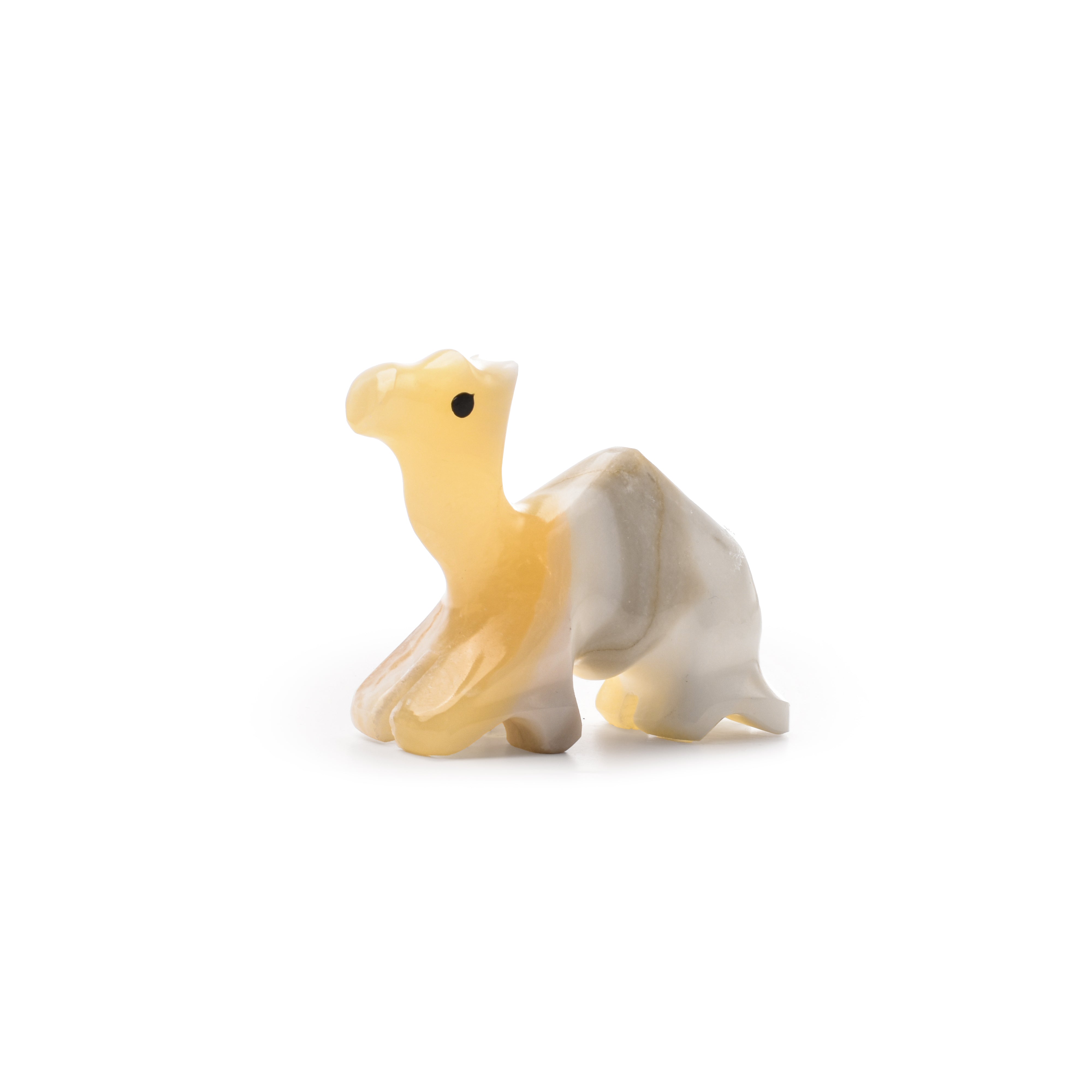 Sitting Small Camel Alabaster Figurine