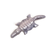 Large Turquoise Crocodile Figurine