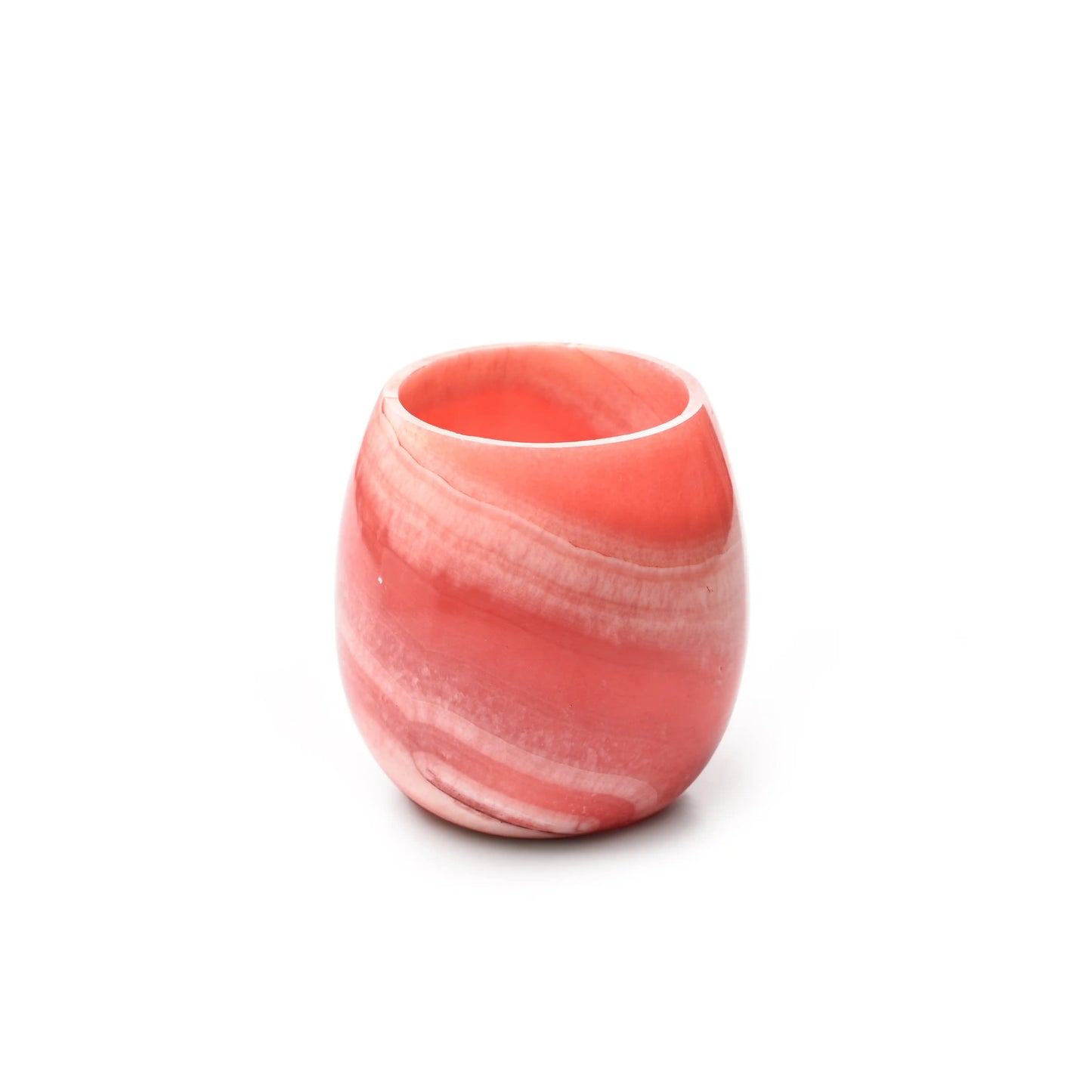 Colored Alabaster Candle Holder