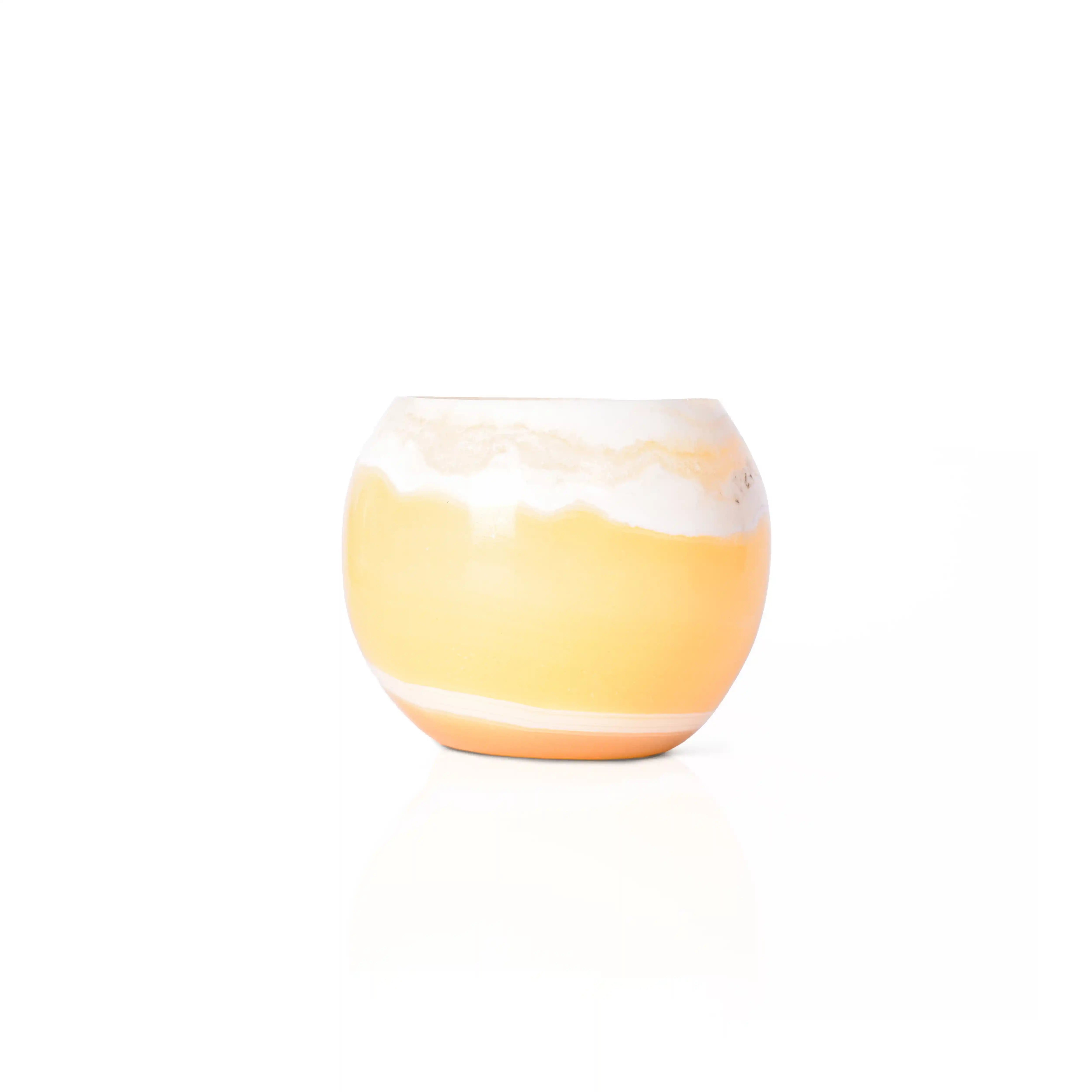 Round Alabaster Vase