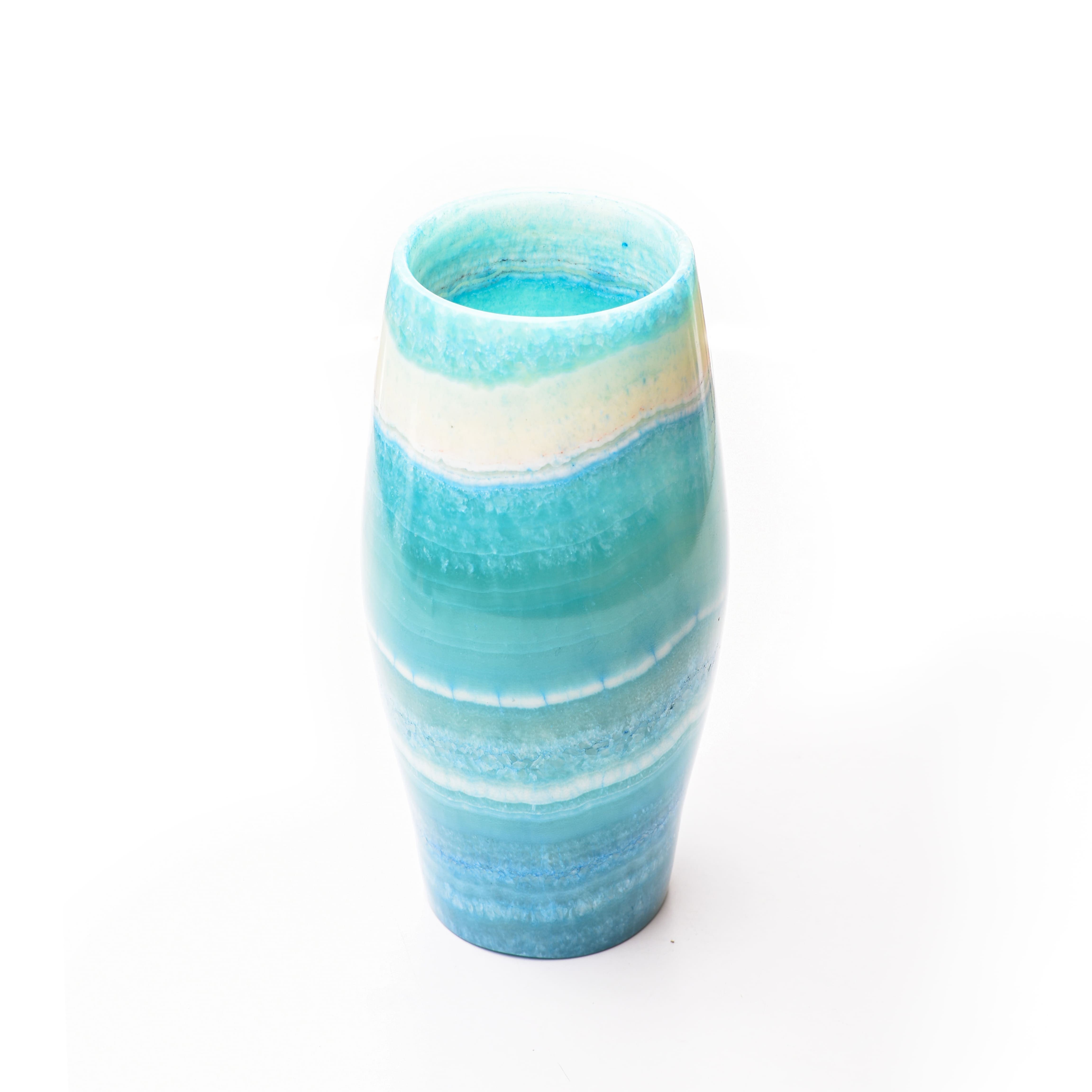 Long Colored Alabaster Lampshade