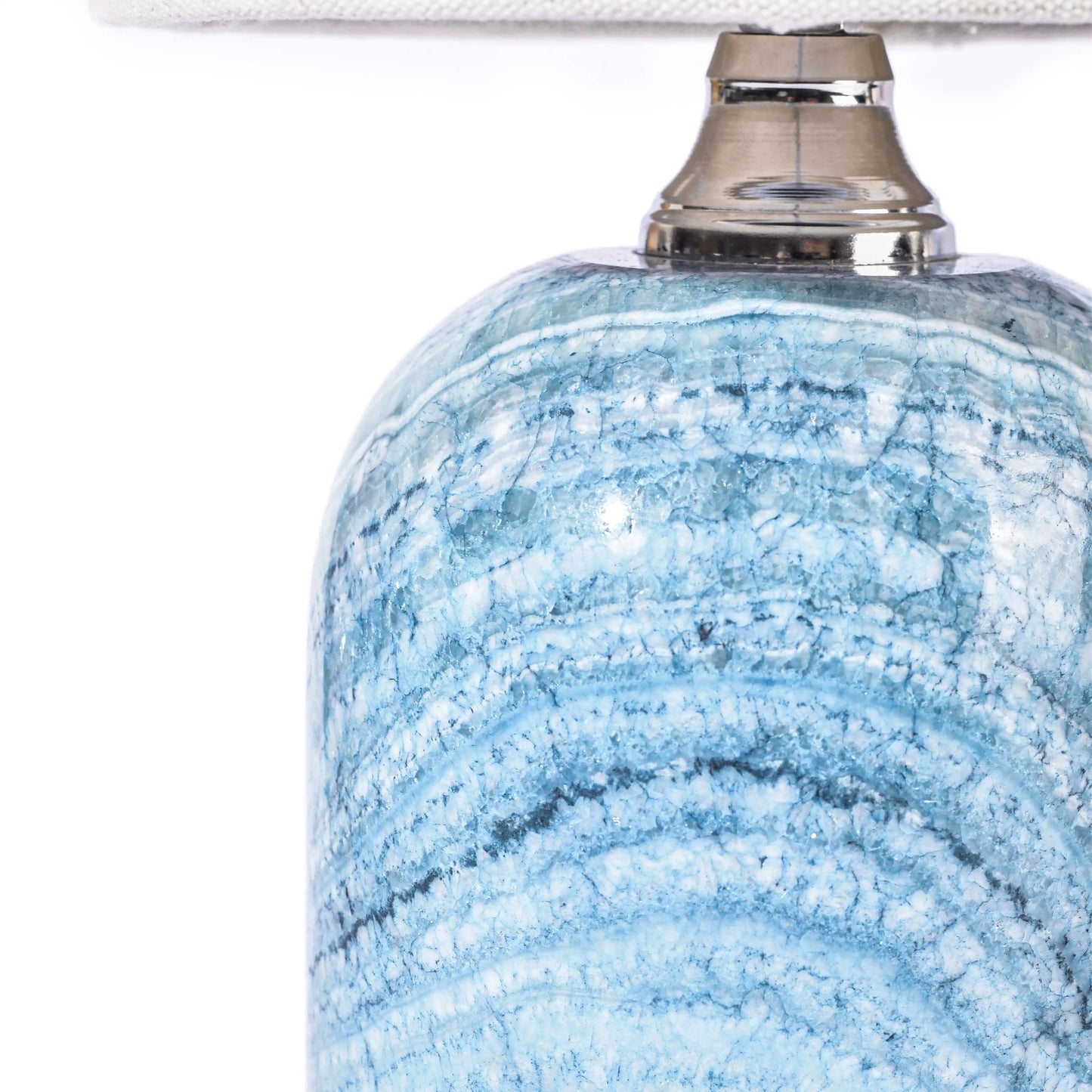 Colored Alabaster Side Lamp