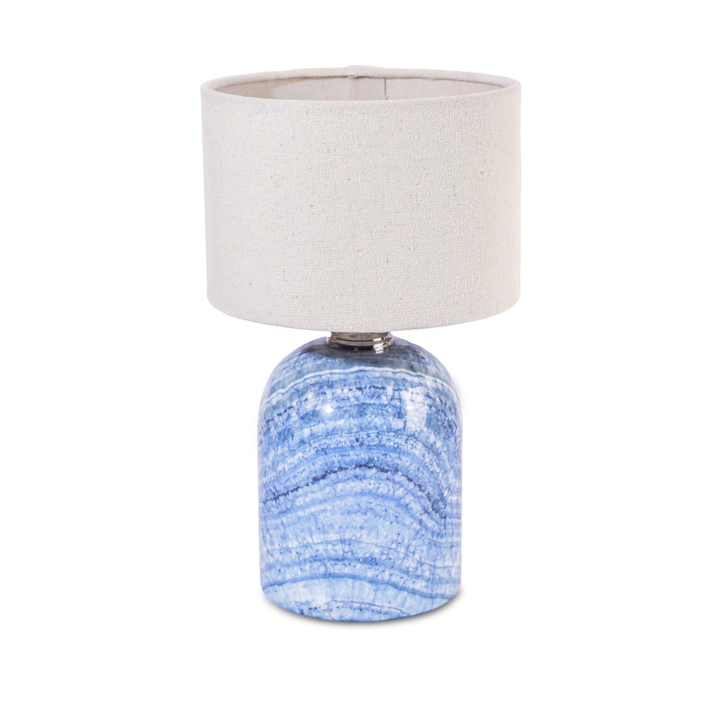 Colored Alabaster Side Lamp