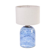 Colored Alabaster Side Lamp