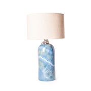 Colored Alabaster Side Lamp