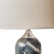 Colored Alabaster Side Lamp