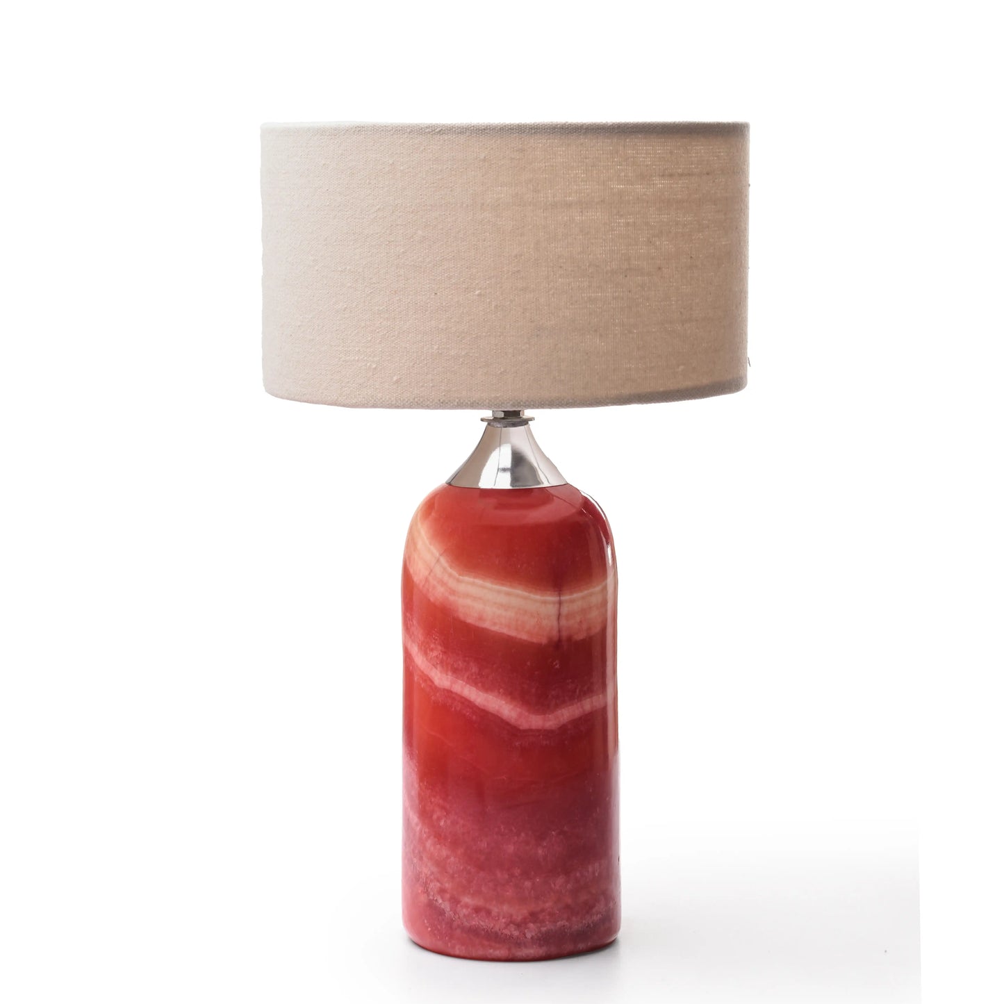 Colored Alabaster Side Lamp