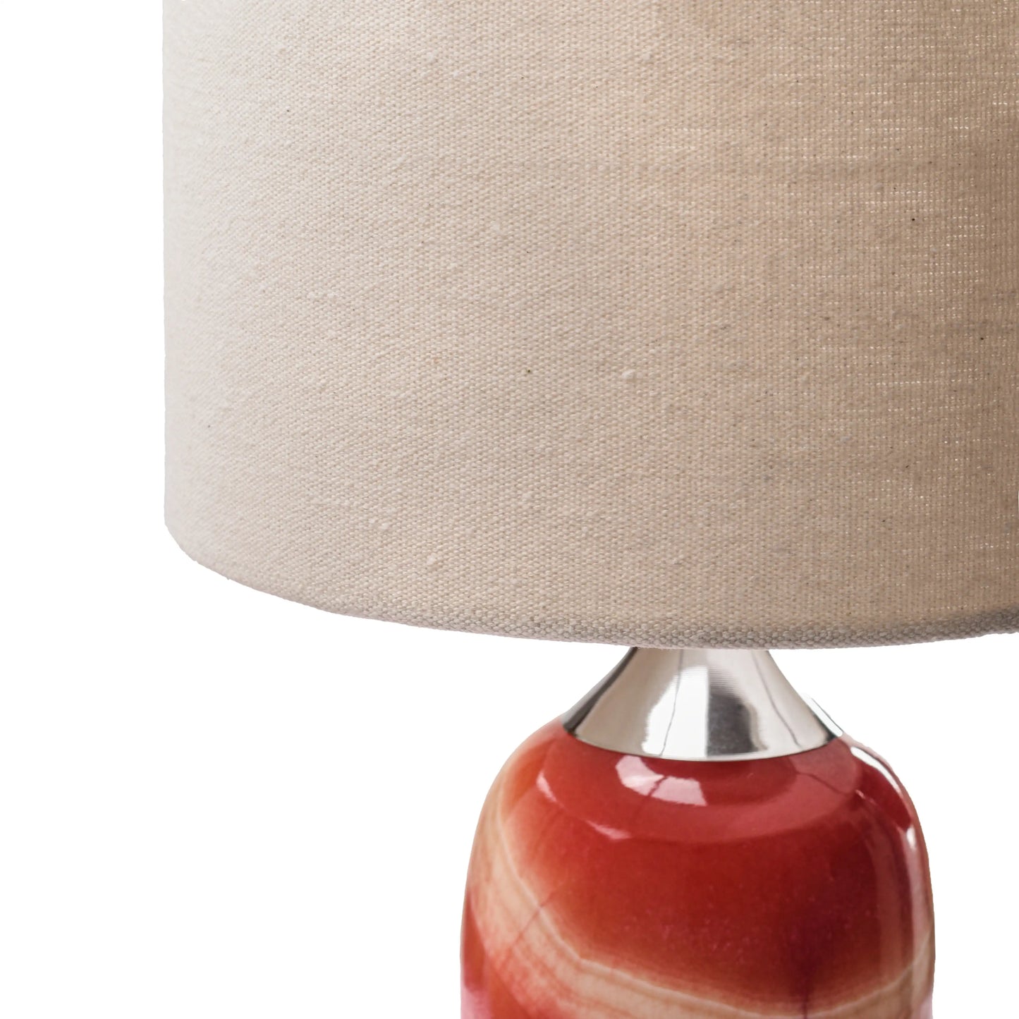 Colored Alabaster Side Lamp