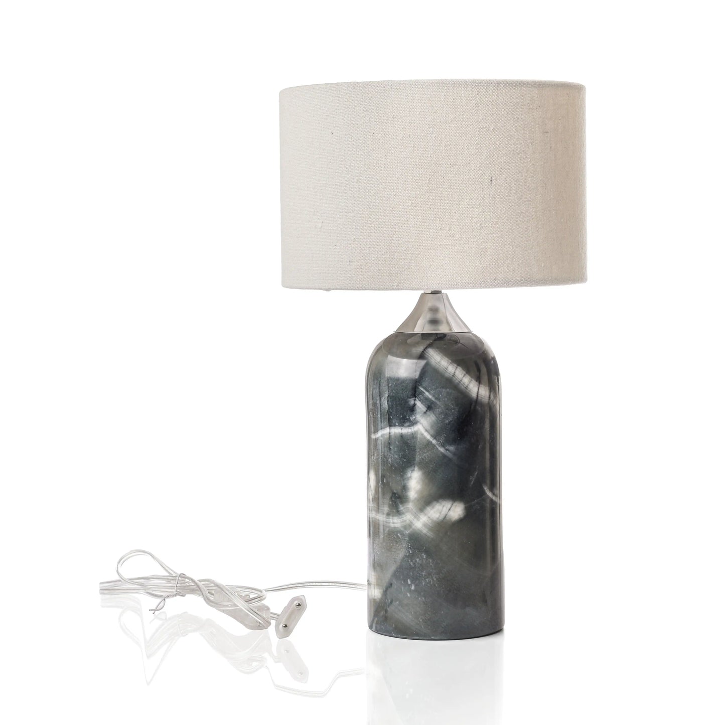 Colored Alabaster Side Lamp