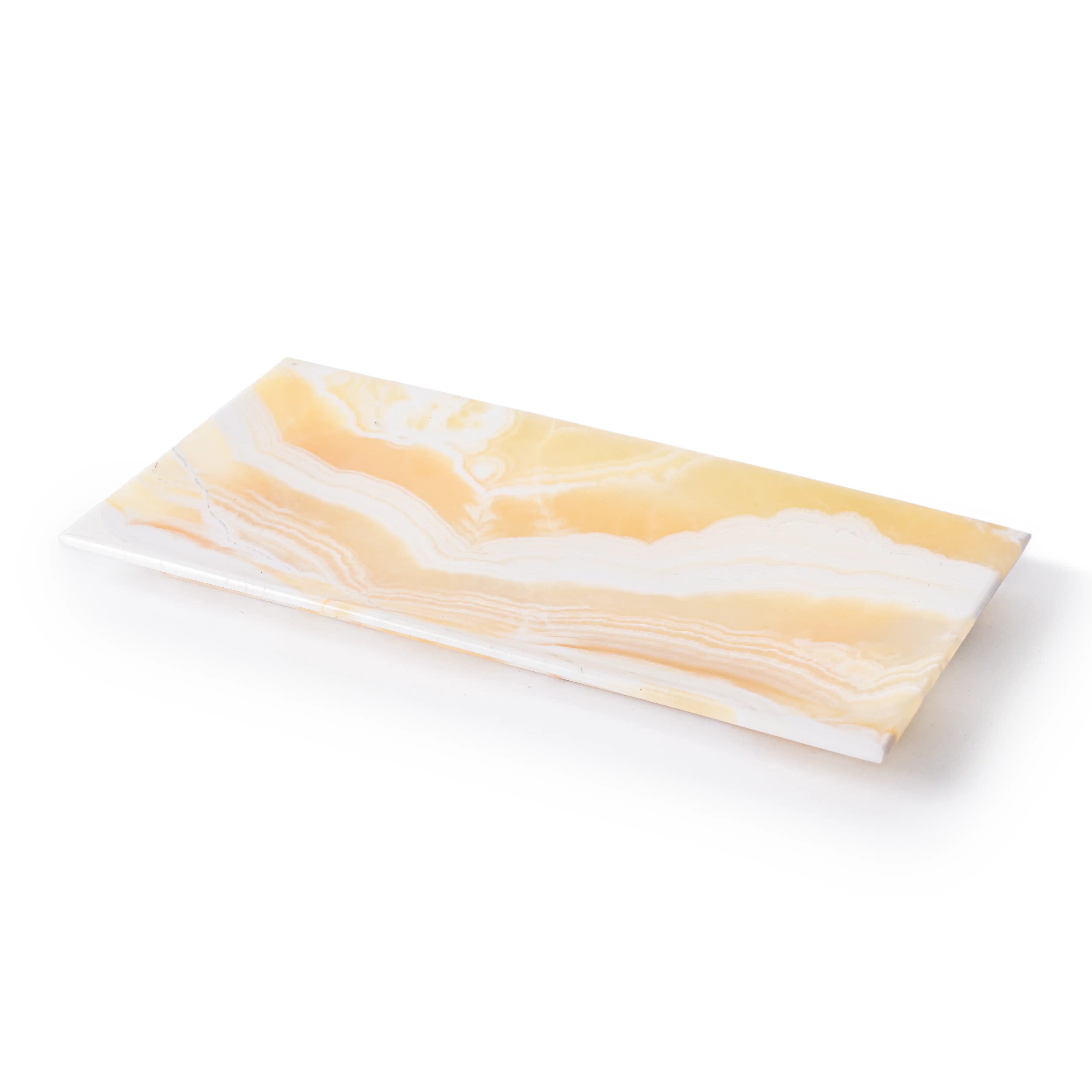 Alabaster Rectangular Plate
