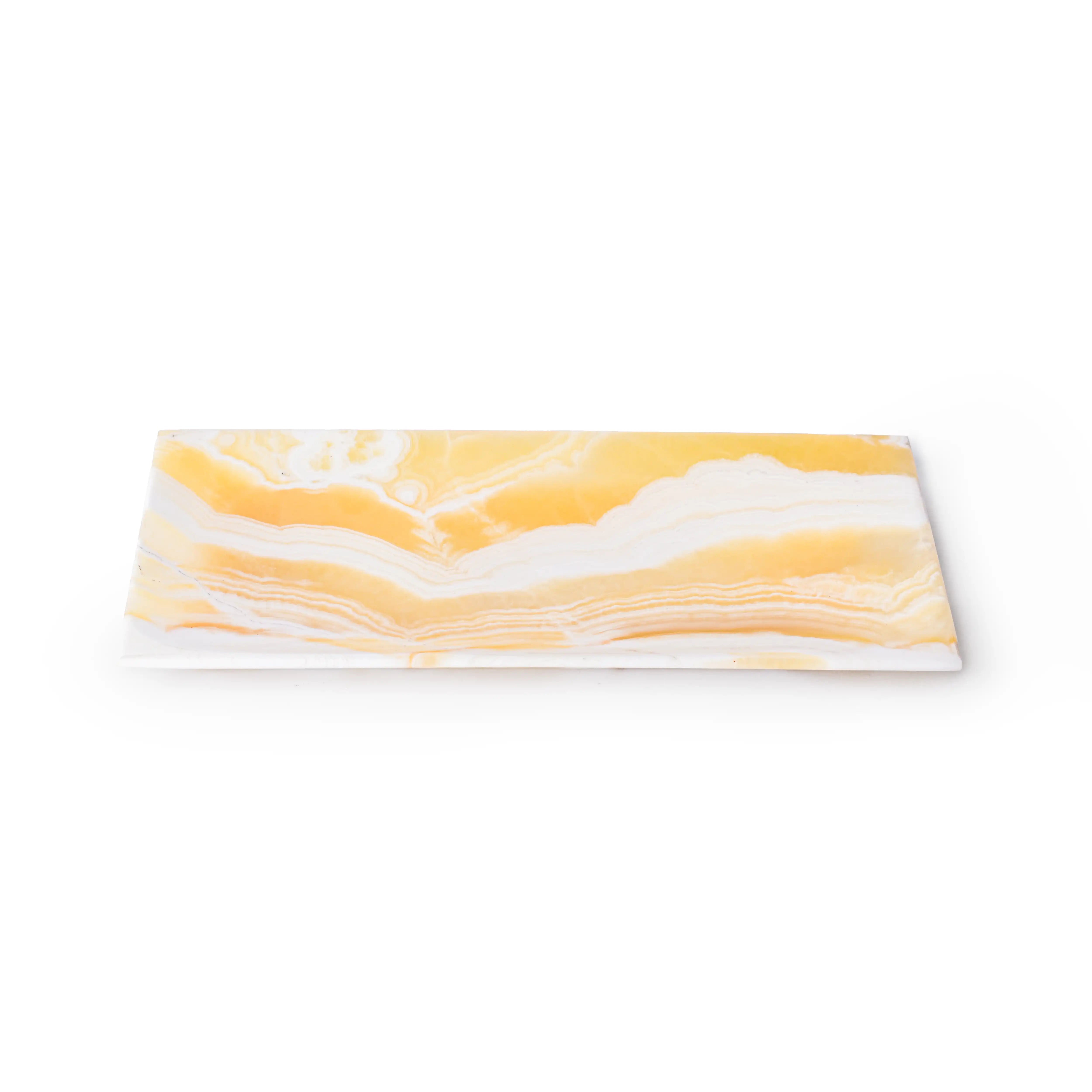 Alabaster Rectangular Plate