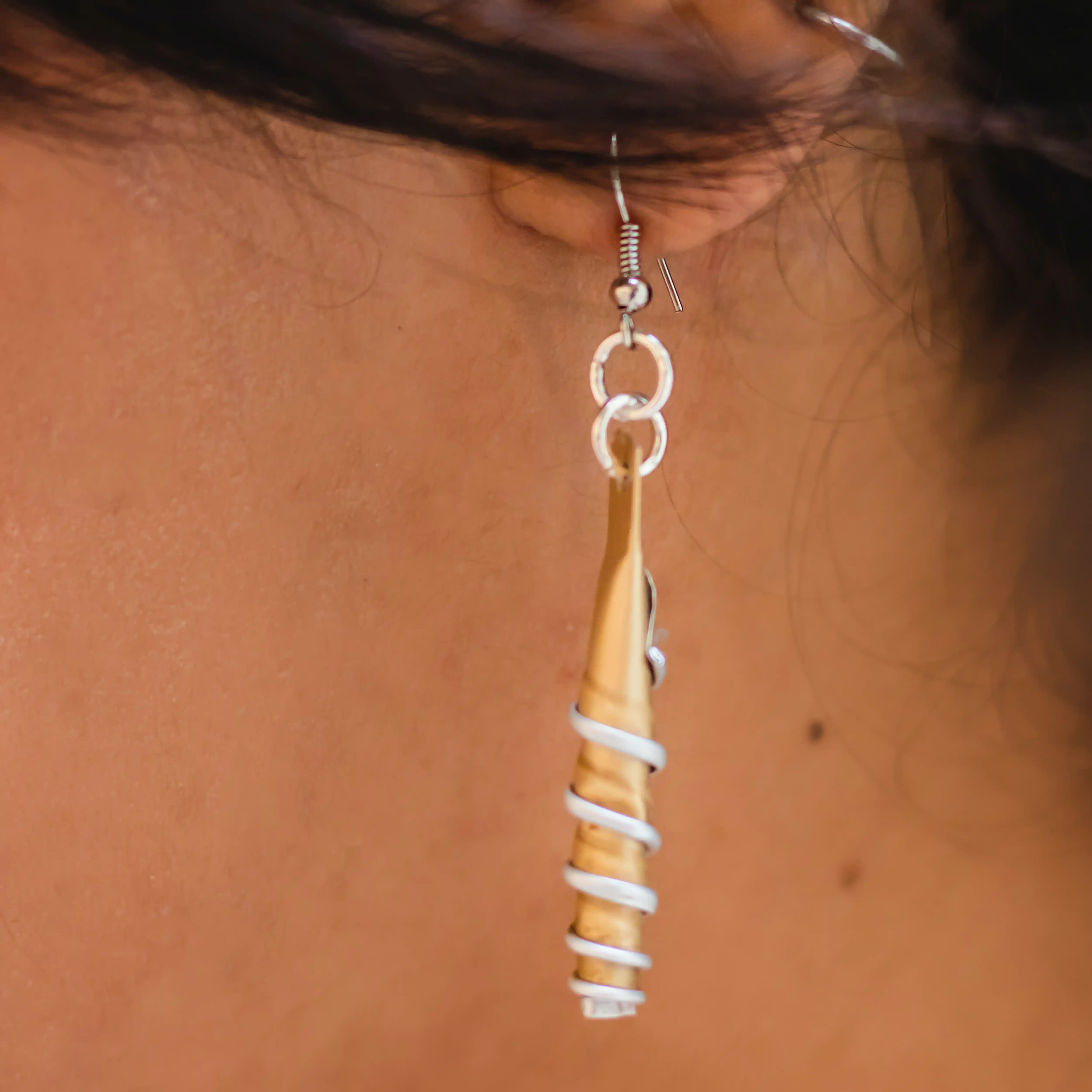 Upcycled Coffee Capsule Earrings