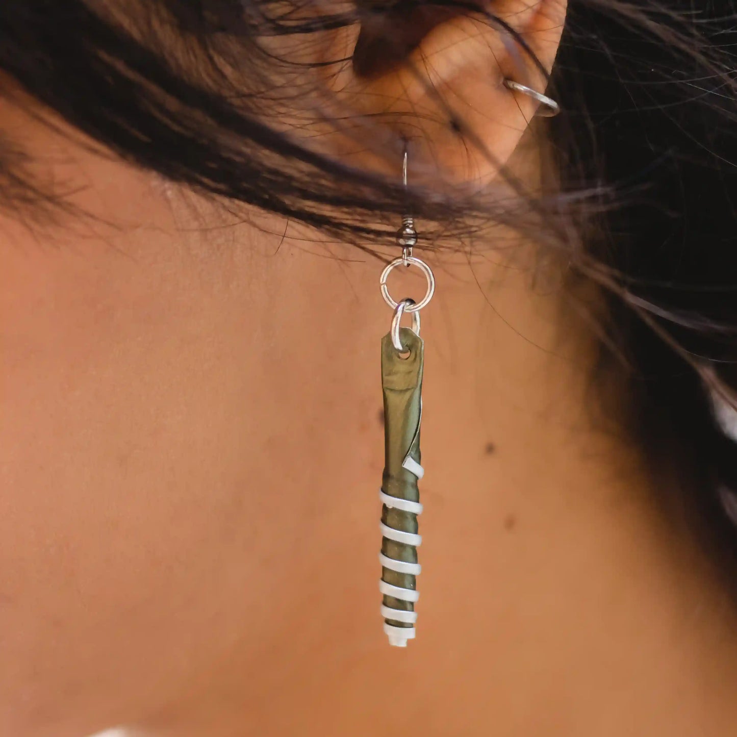 Upcycled Coffee Capsule Earrings