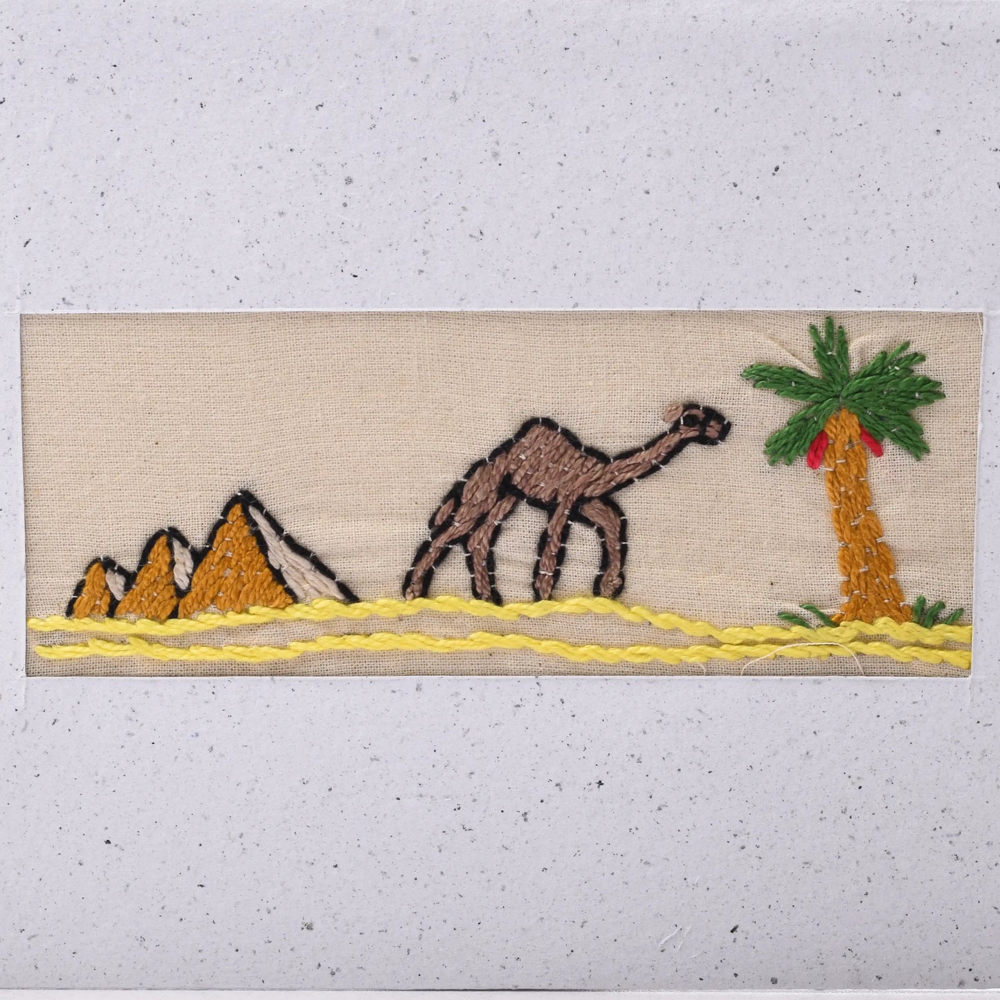 Rural Embroidered Card