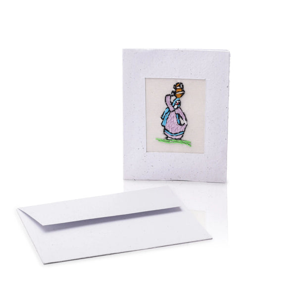 Rural Embroidered Card