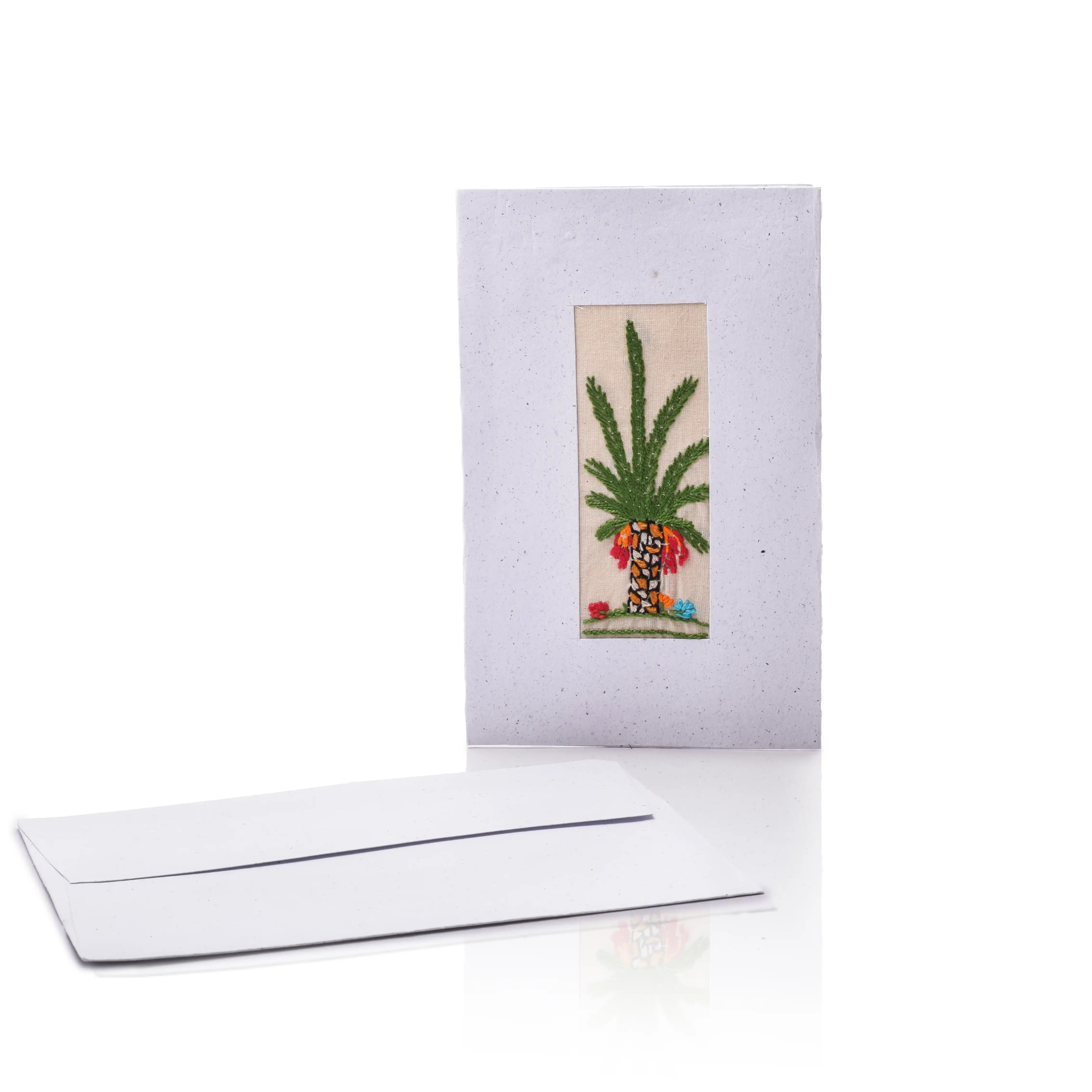 Rural Embroidered Card