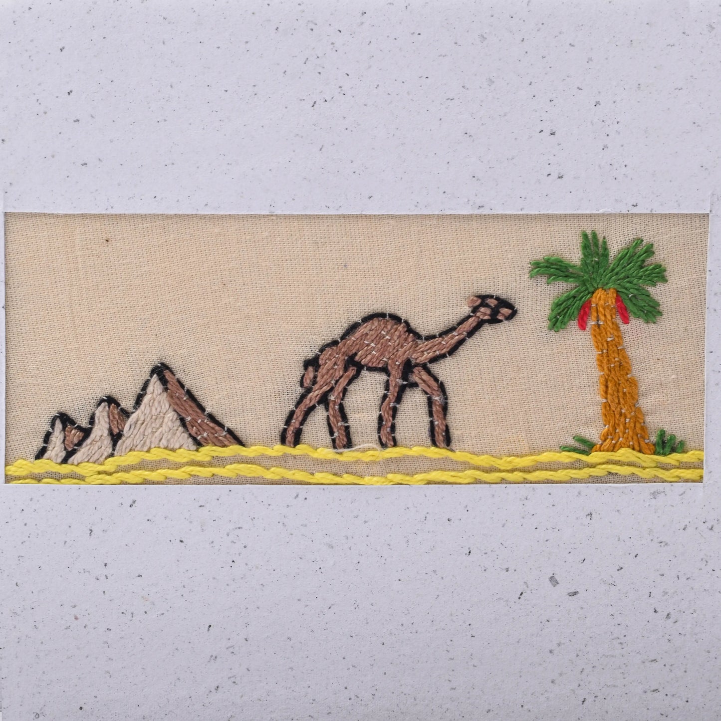 Rural Embroidered Card