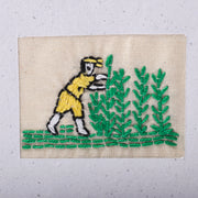 Recycled Paper Embroidered Card