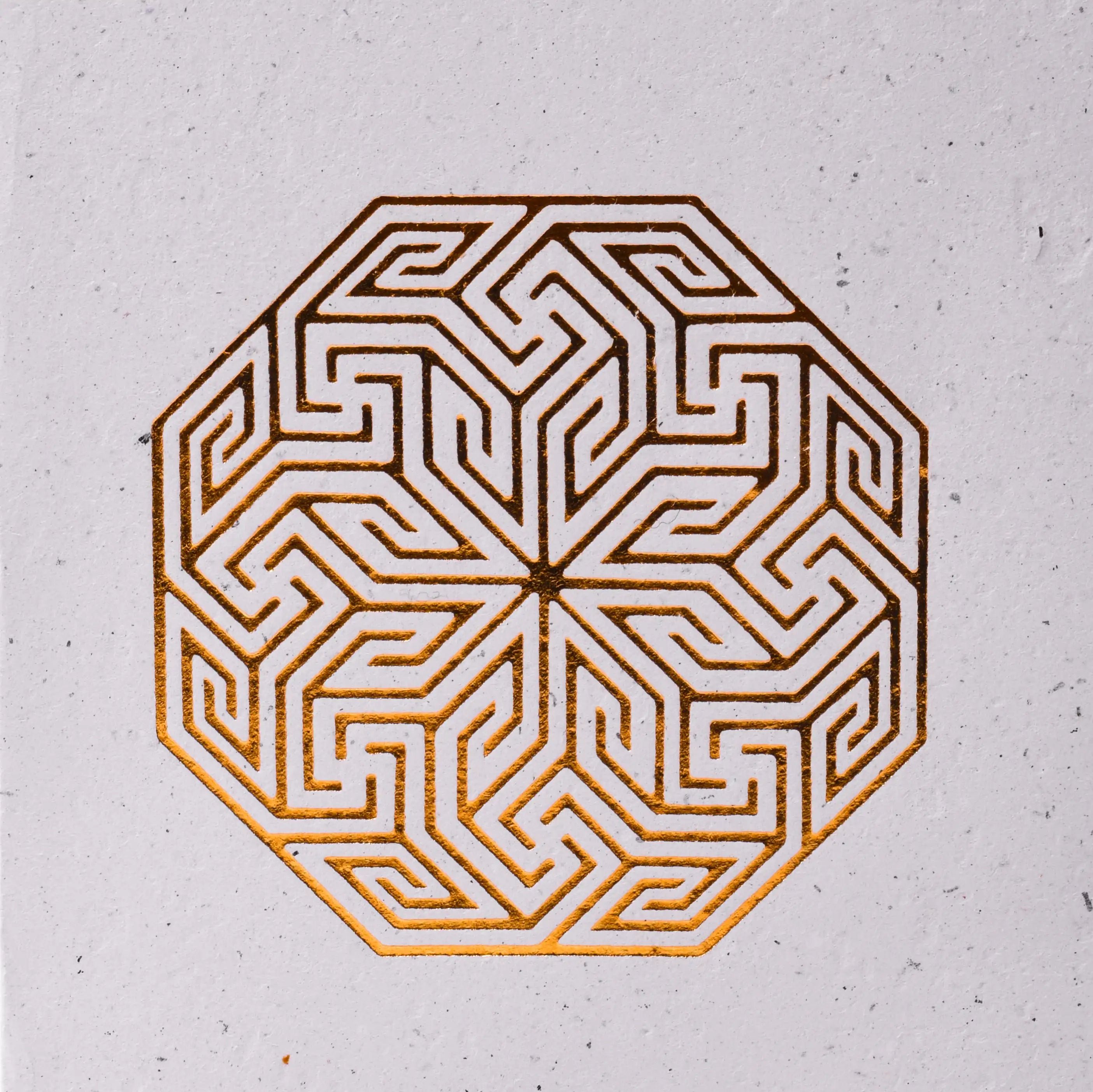 Islamic Art Recycled Card