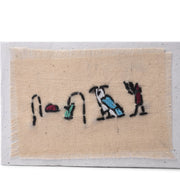 Recycled Paper Hieroglyphics Card