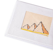 Embroidered Pyramids Card