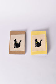 Bastet Embroidered Notebook