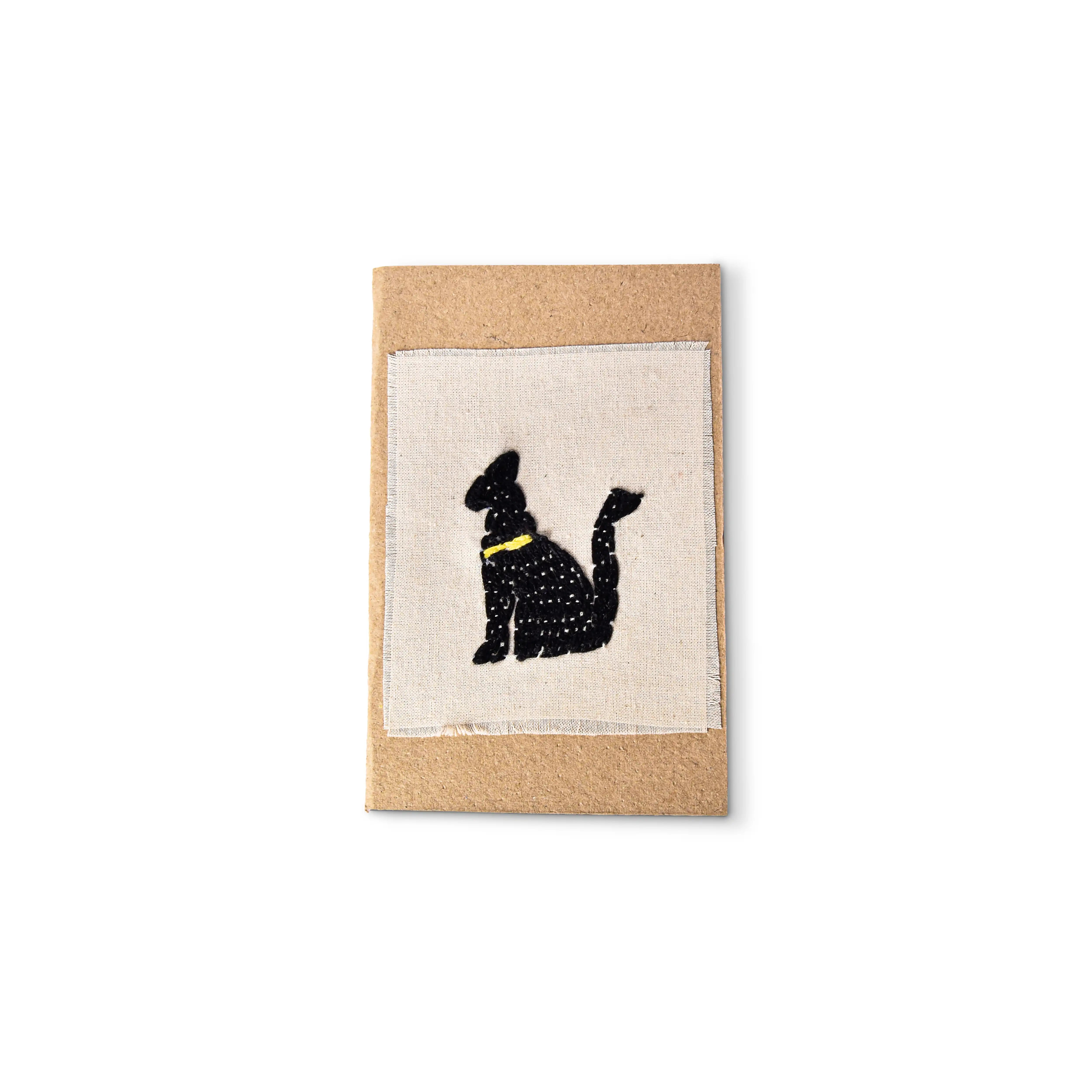 Bastet Embroidered Notebook