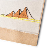 Embroidered Pyramids Notebook