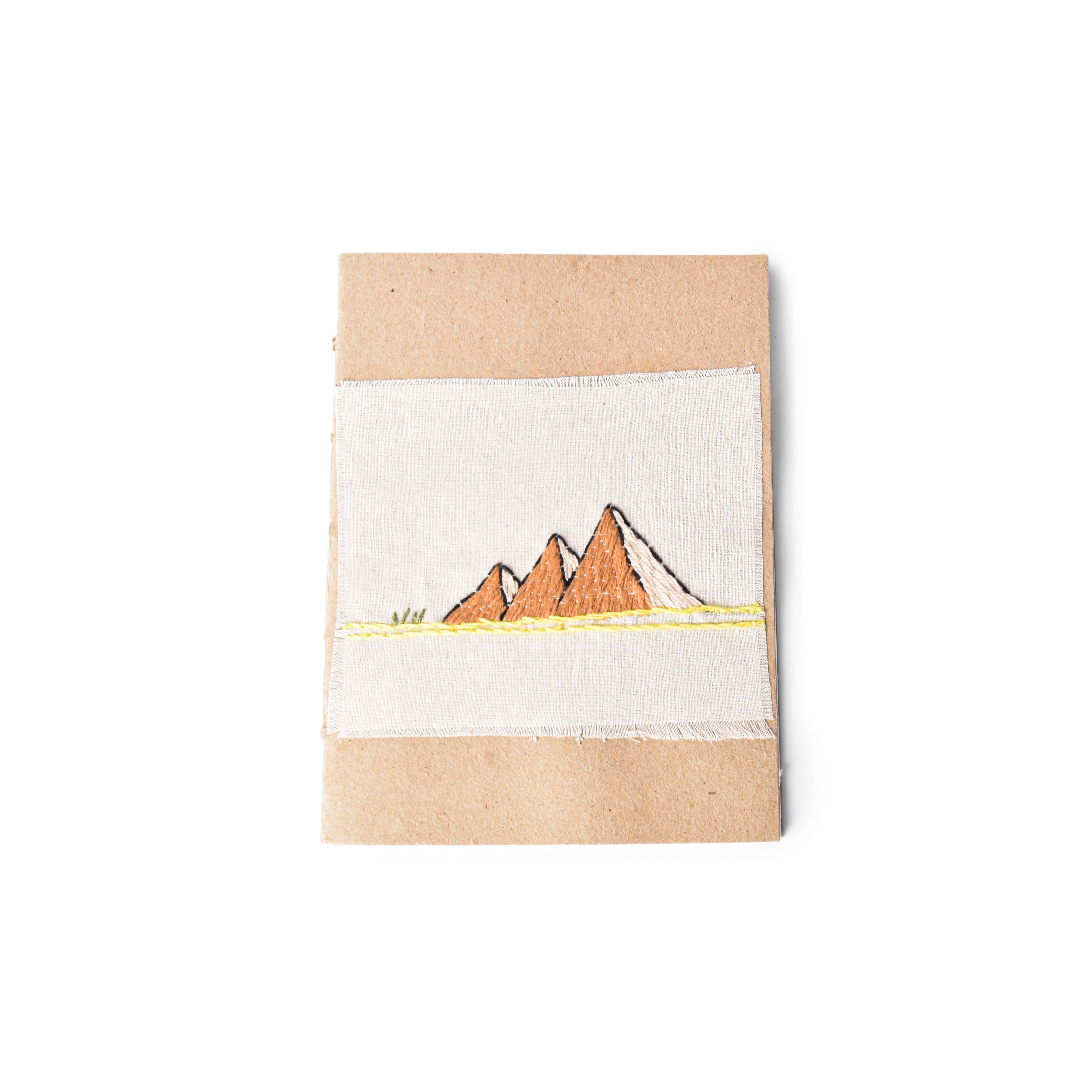 Embroidered Pyramids Notebook