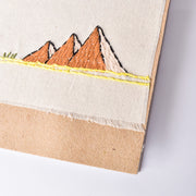 Embroidered Pyramids Notebook