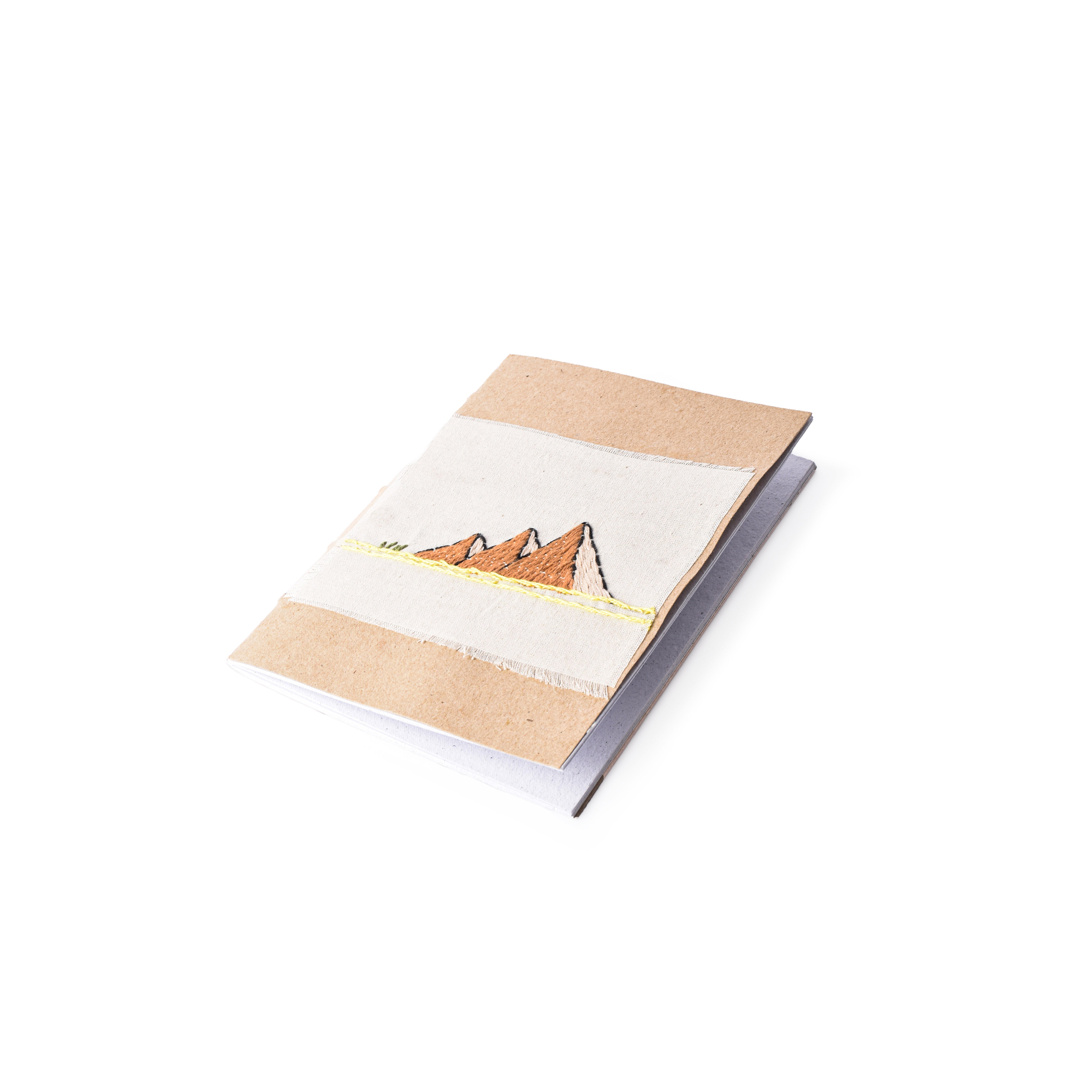 Embroidered Pyramids Notebook