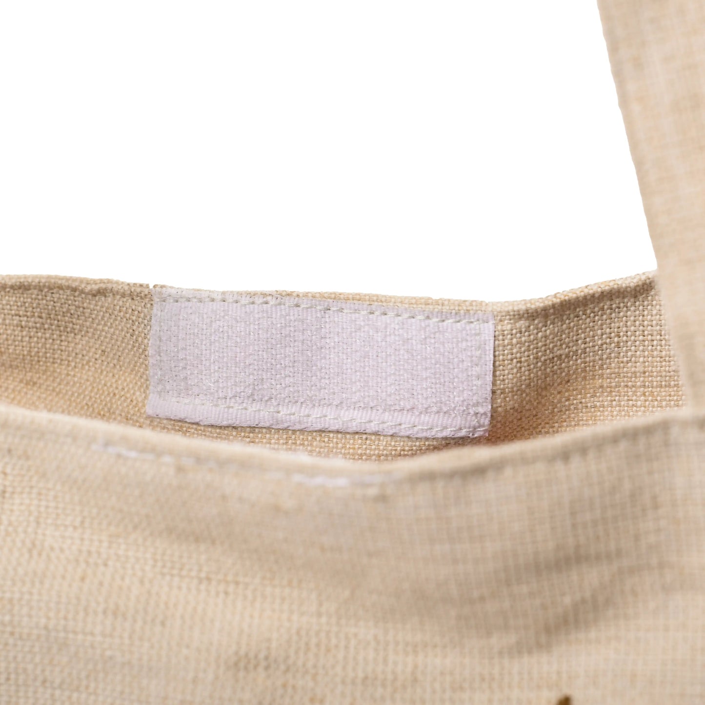 Protection Patchwork Linen Tote Bag