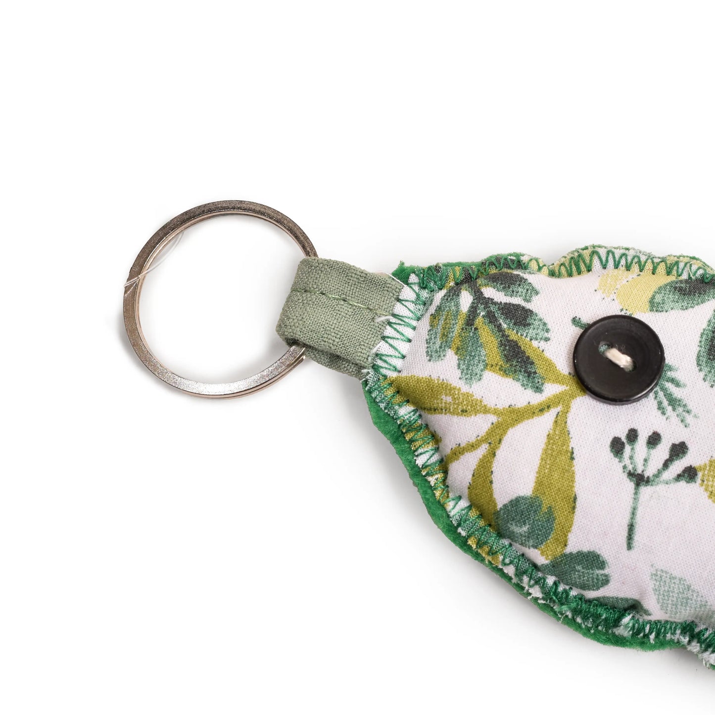 Fish Keychain With Color Green